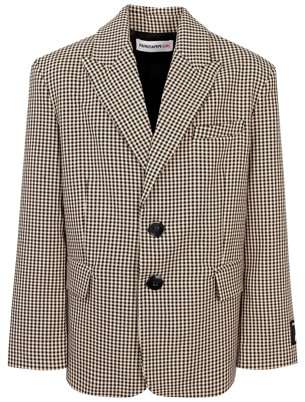 Пиджак в мелкую клетку