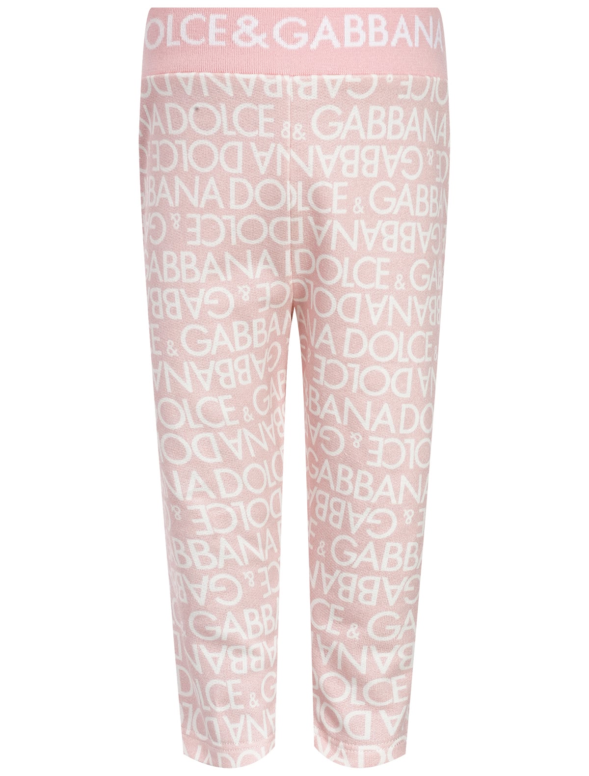 Розовые хлопковые леггинсы