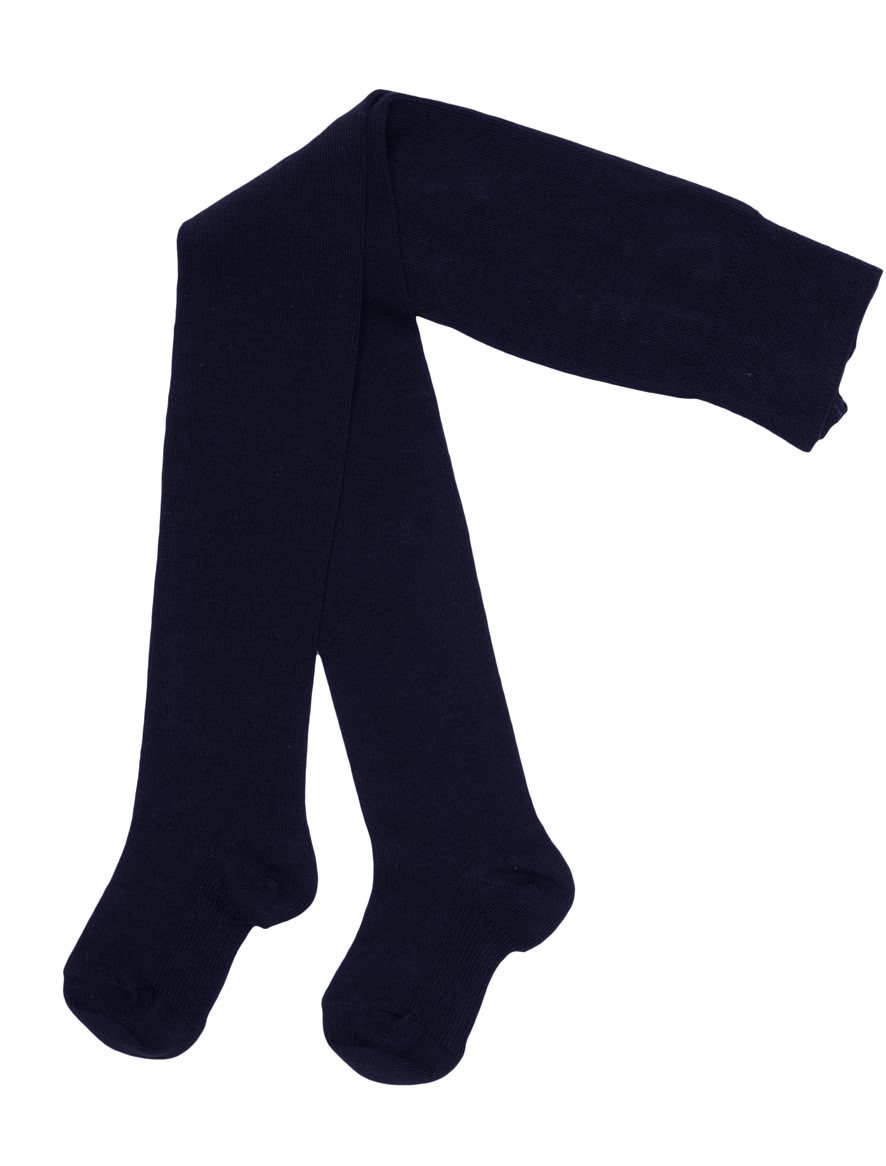 Синие хлопковые колготки