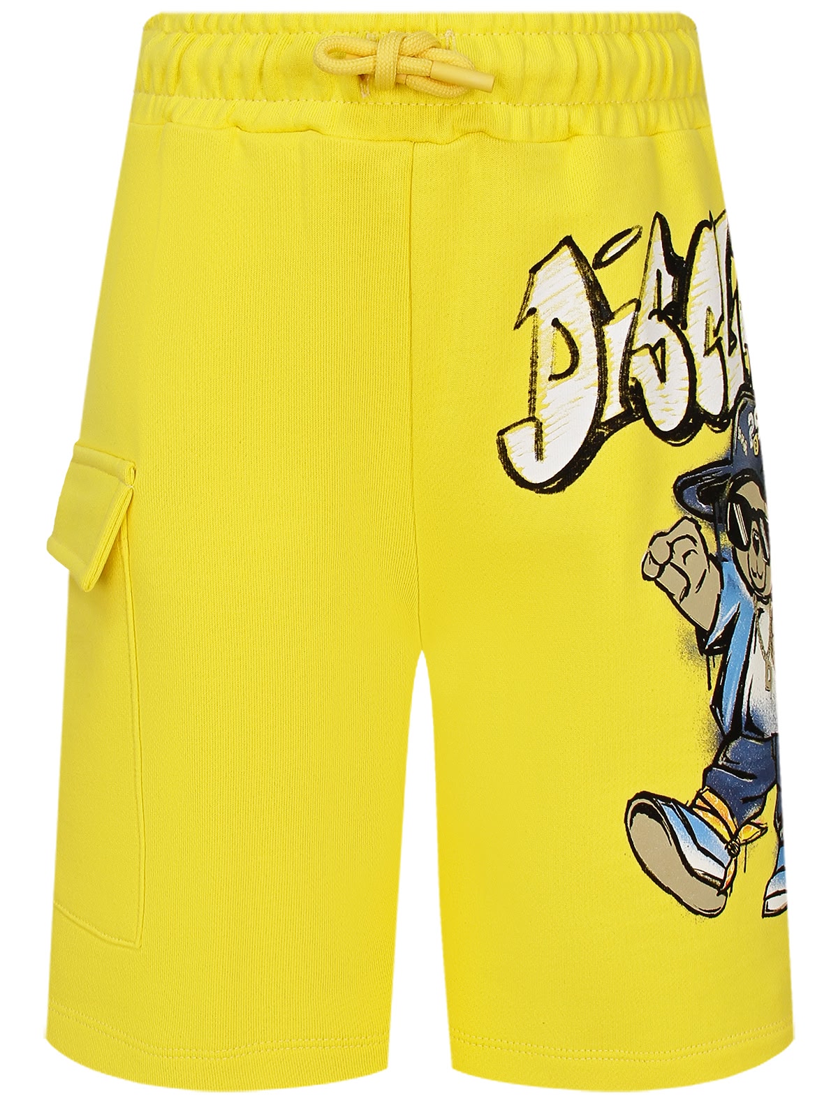 Шорты с принтом в стиле граффити