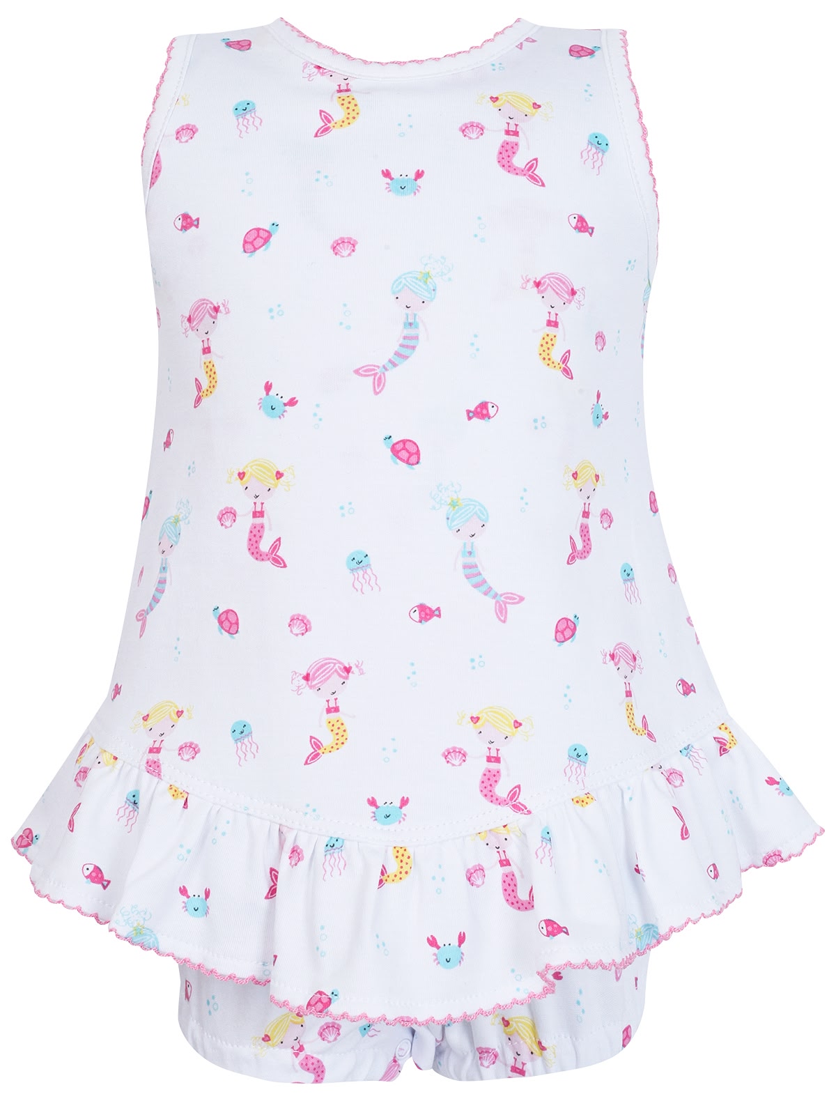 Боди с принтом русалки