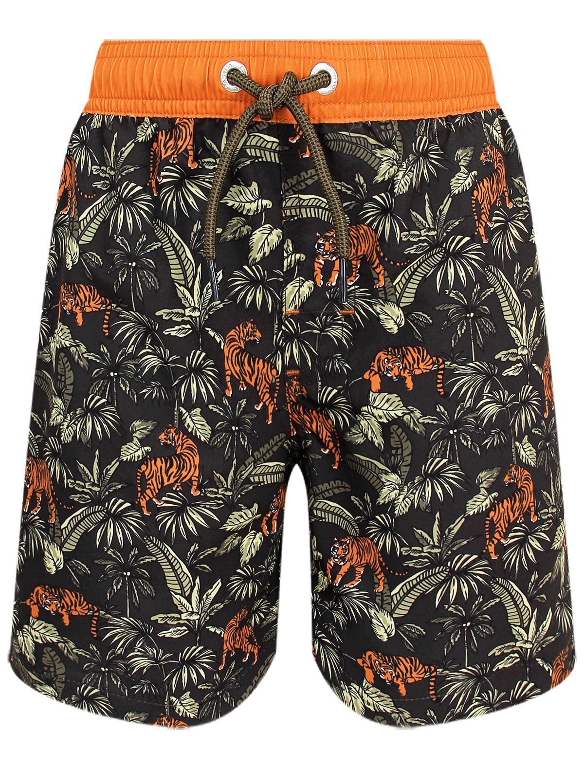 Пляжные шорты с принтом джунгли