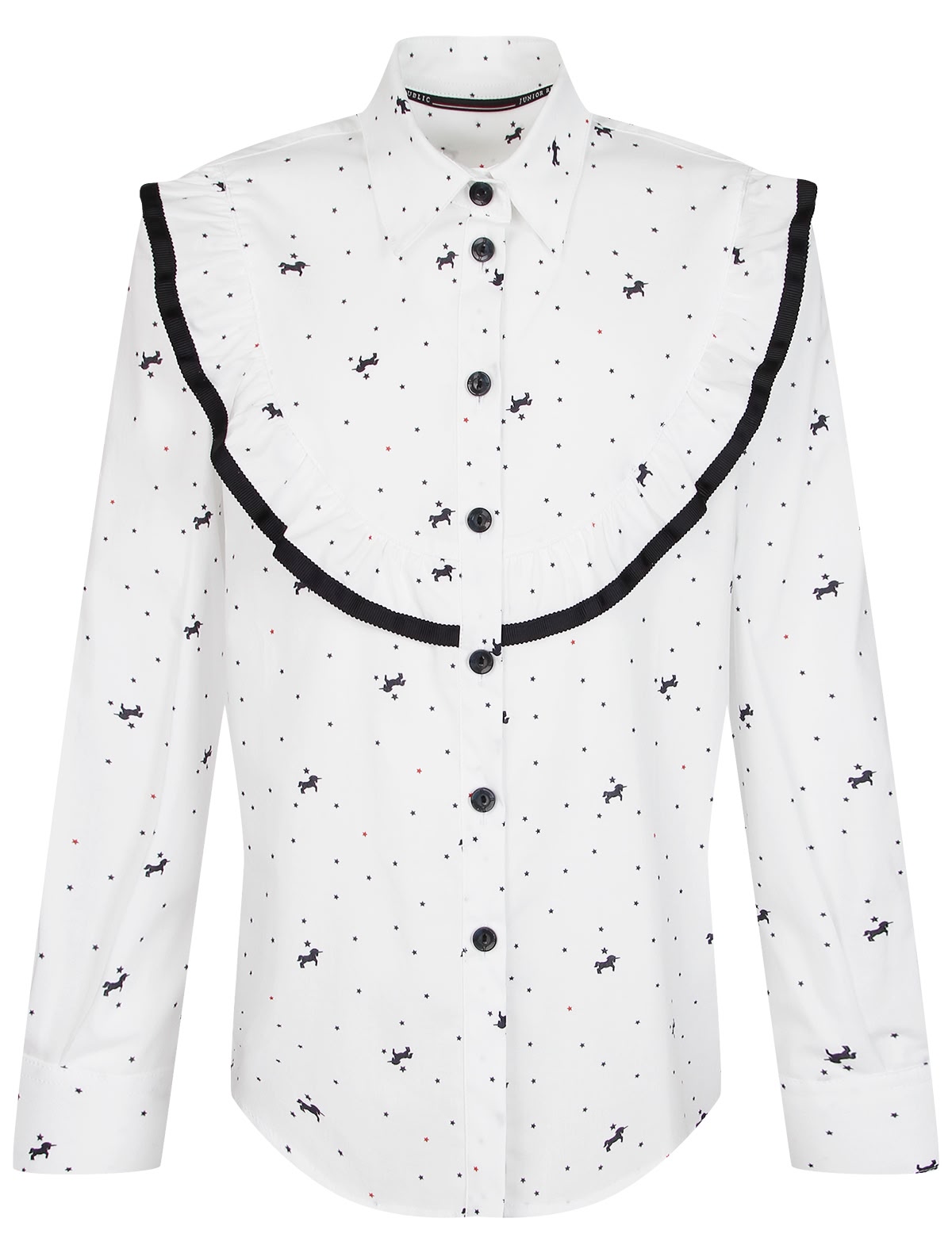 Блуза с принтом звёзды