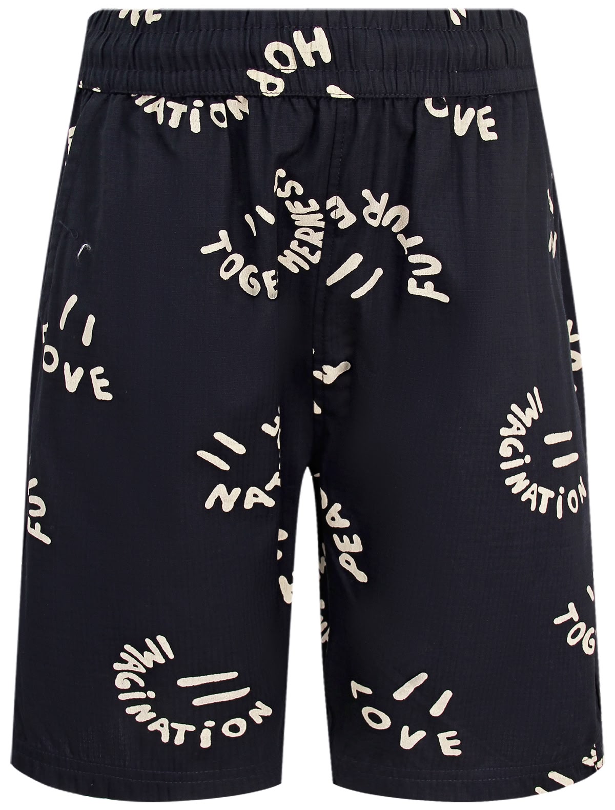 Шорты с принтом слова-смайлики