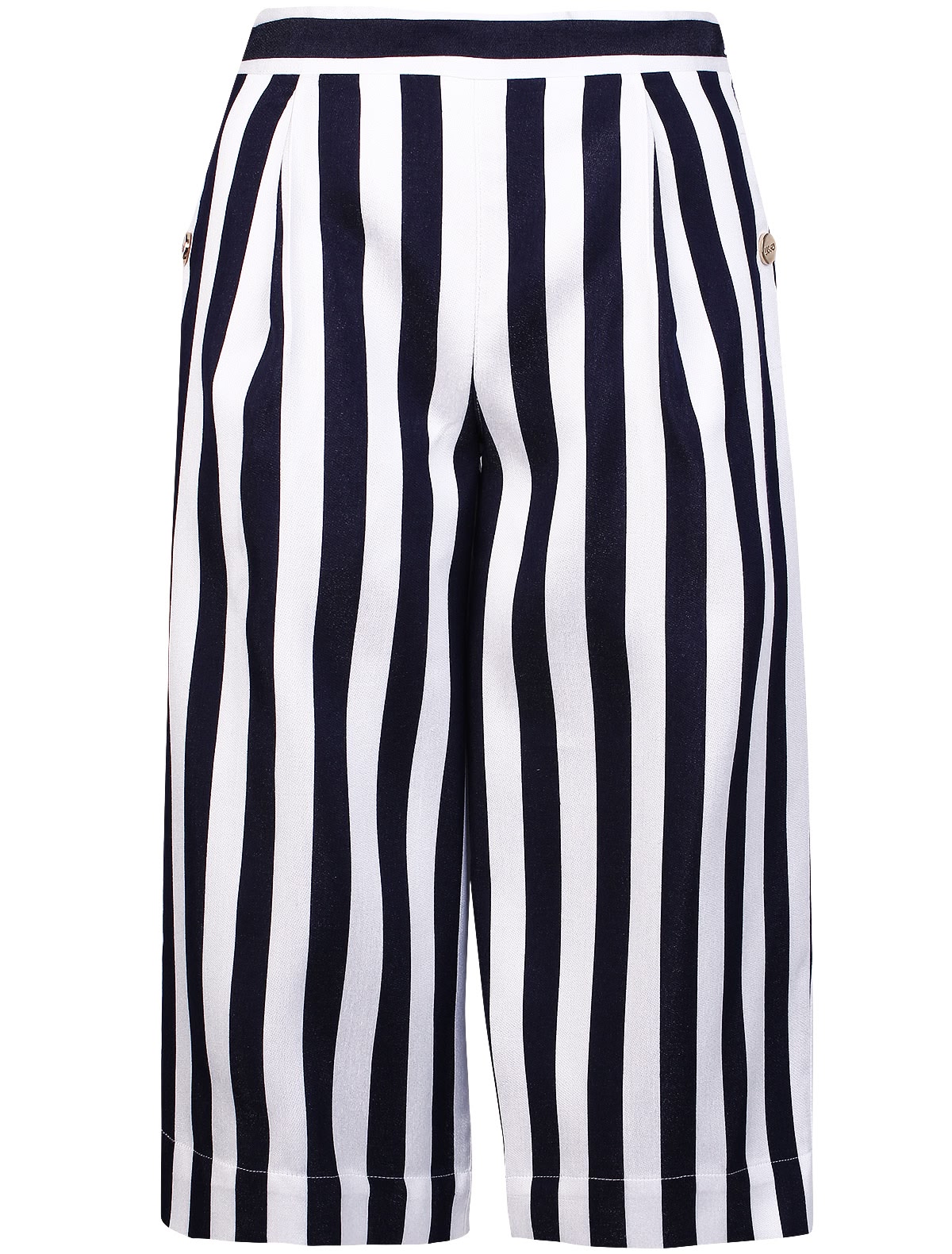 Брюки в широкую полоску