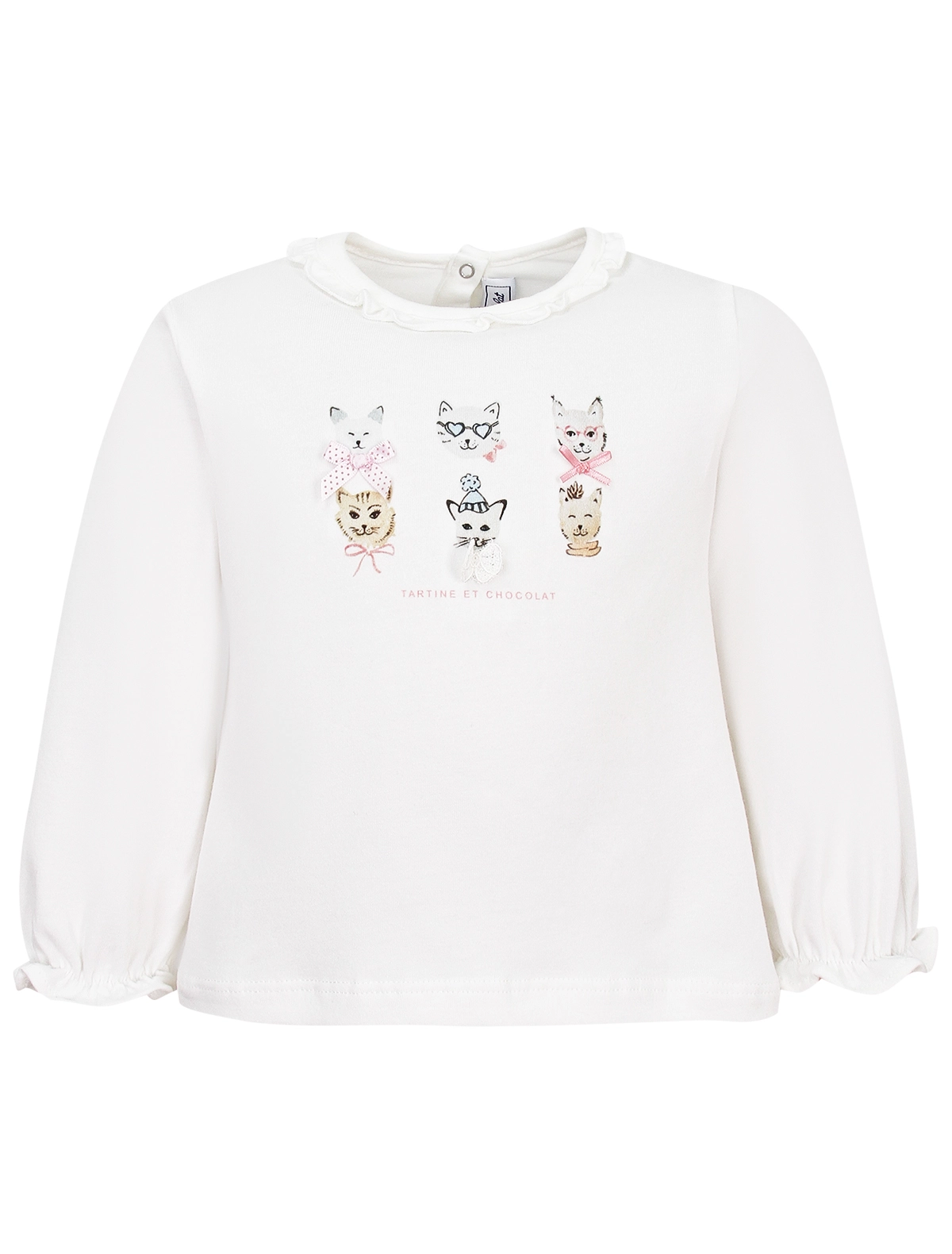 

Лонгслив Tartine et Chocolat, Белый, 3085803