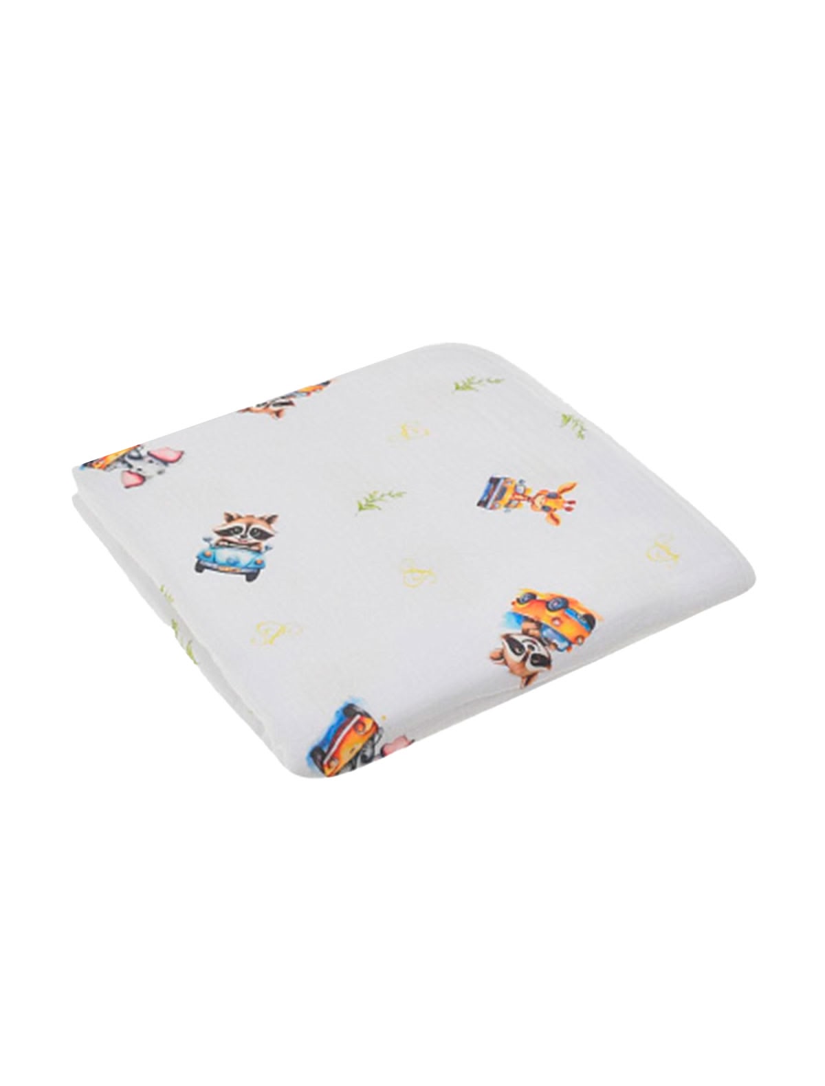 Плед с енотами 120х120 см