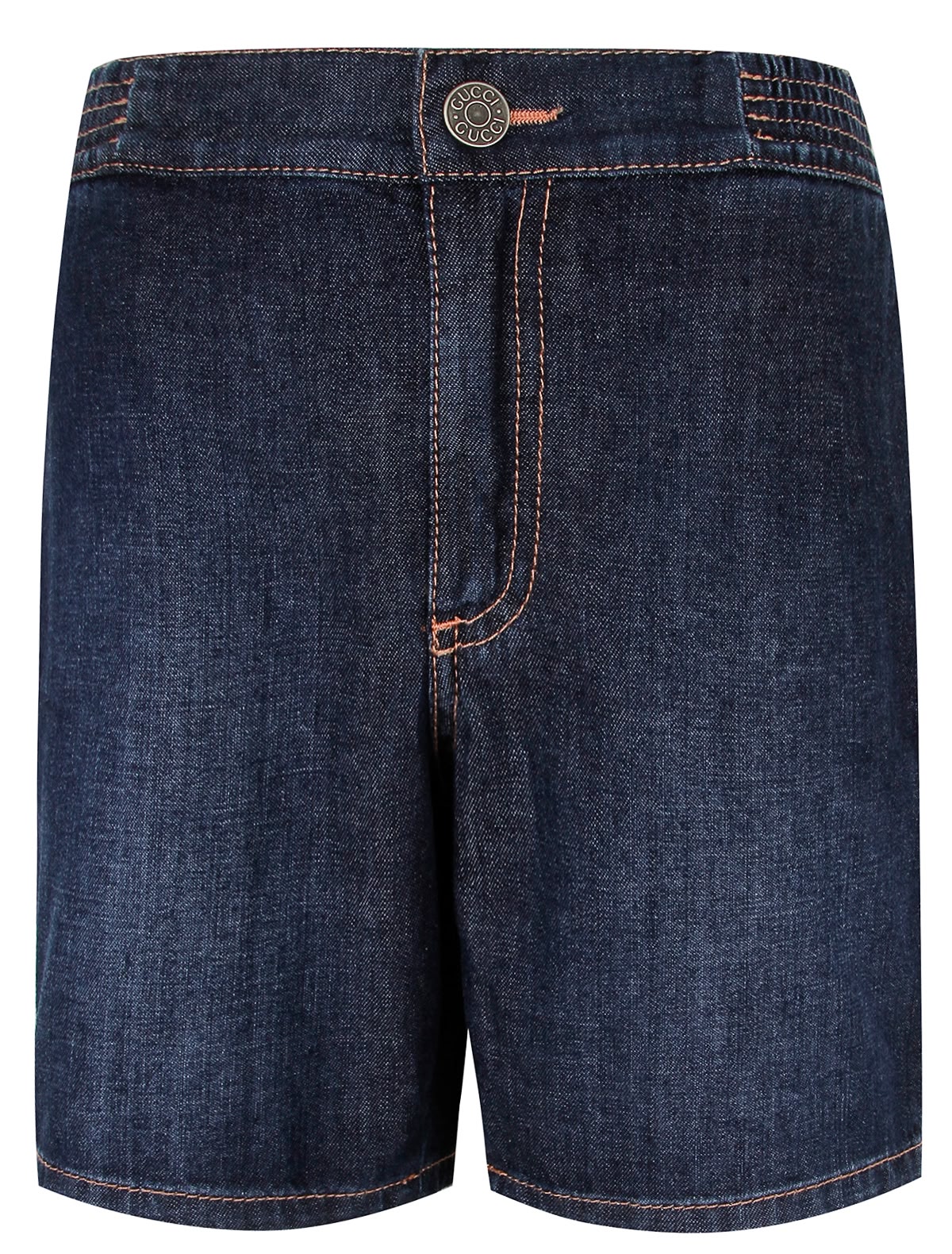 Шорты из денима с вышивкой