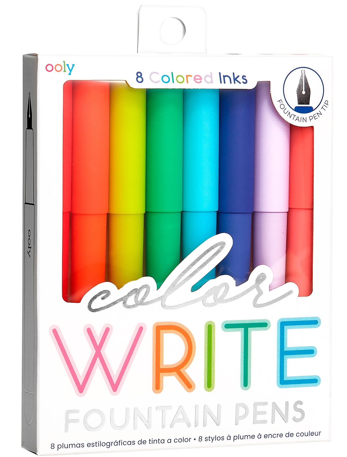 Набор цветных перьевых ручек, 8шт.