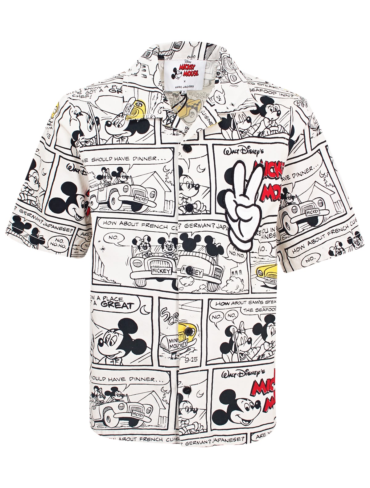 Рубашка принтом Микки