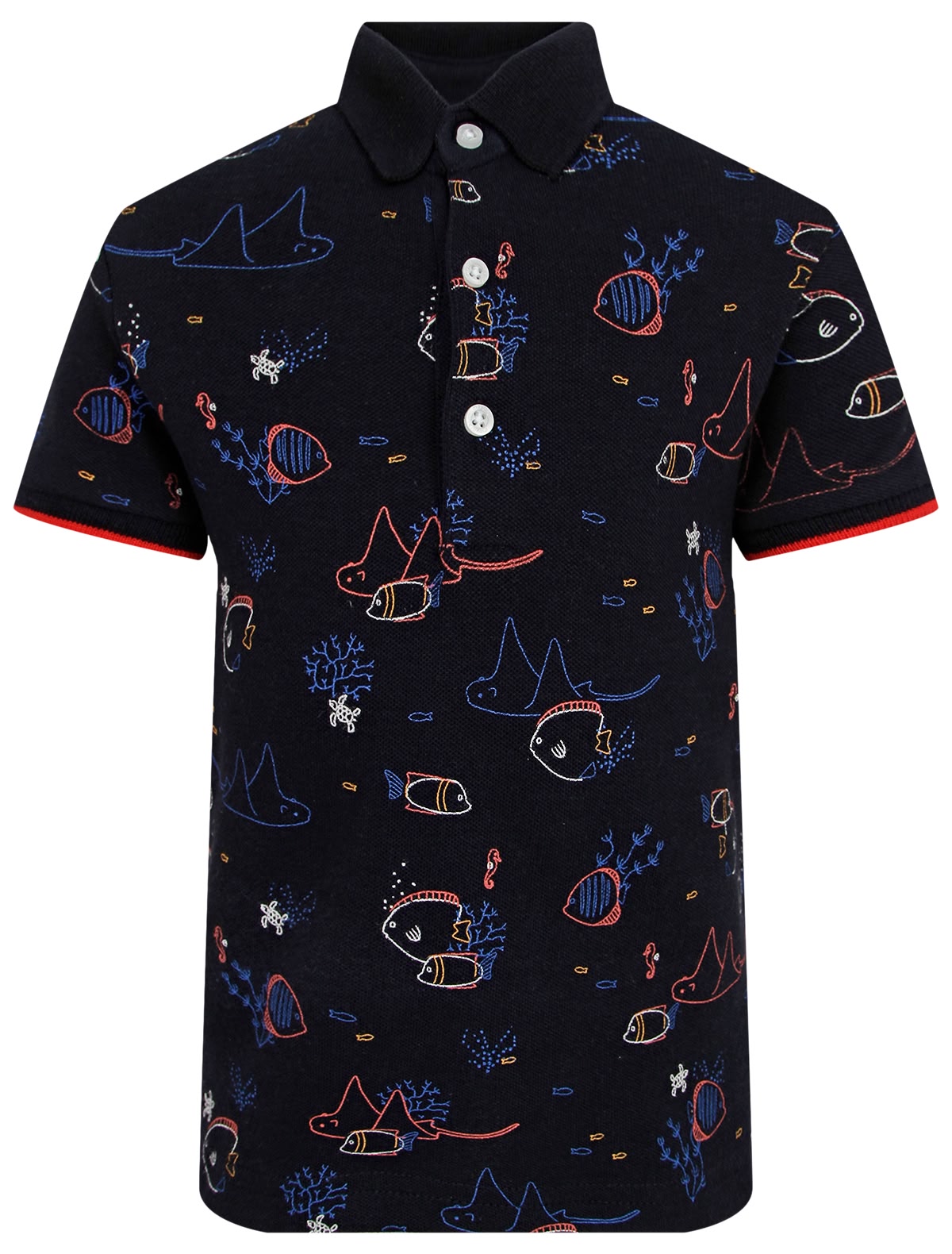 Поло с вышивкой