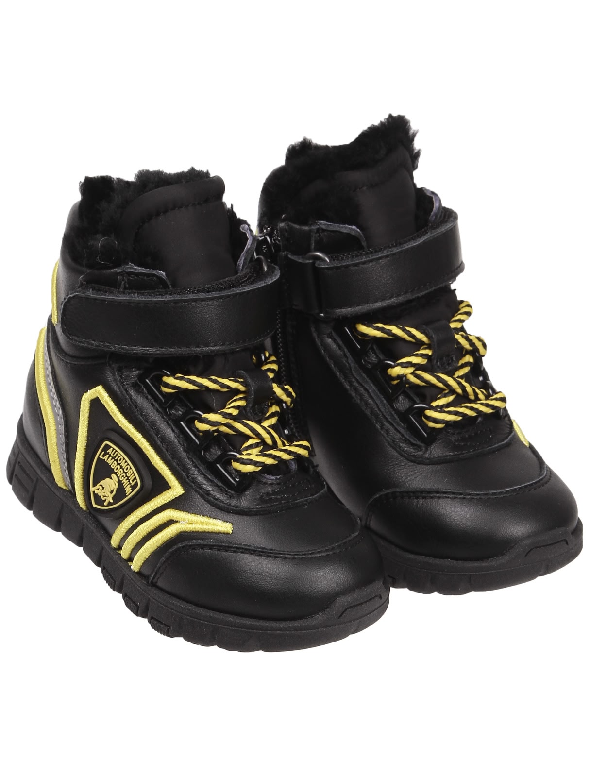 Утепленные Кроссовки из натуральной кожи