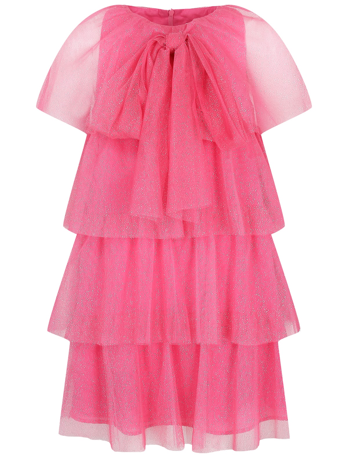 Воздушное платье цвета фуксии