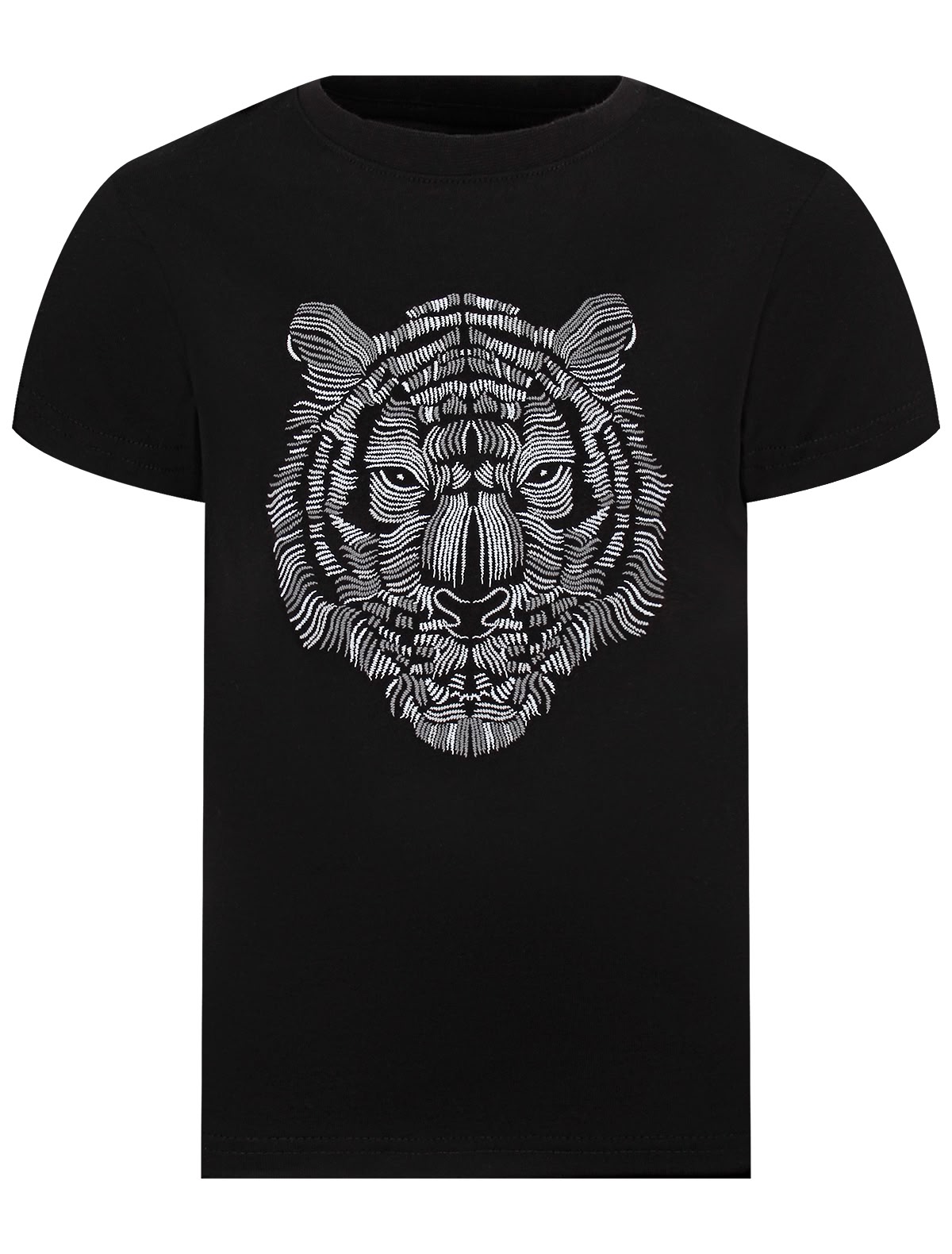 Чёрная футболка с тигром