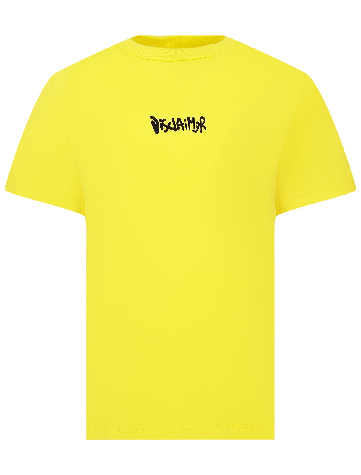 Жёлтая футболка из хлопка