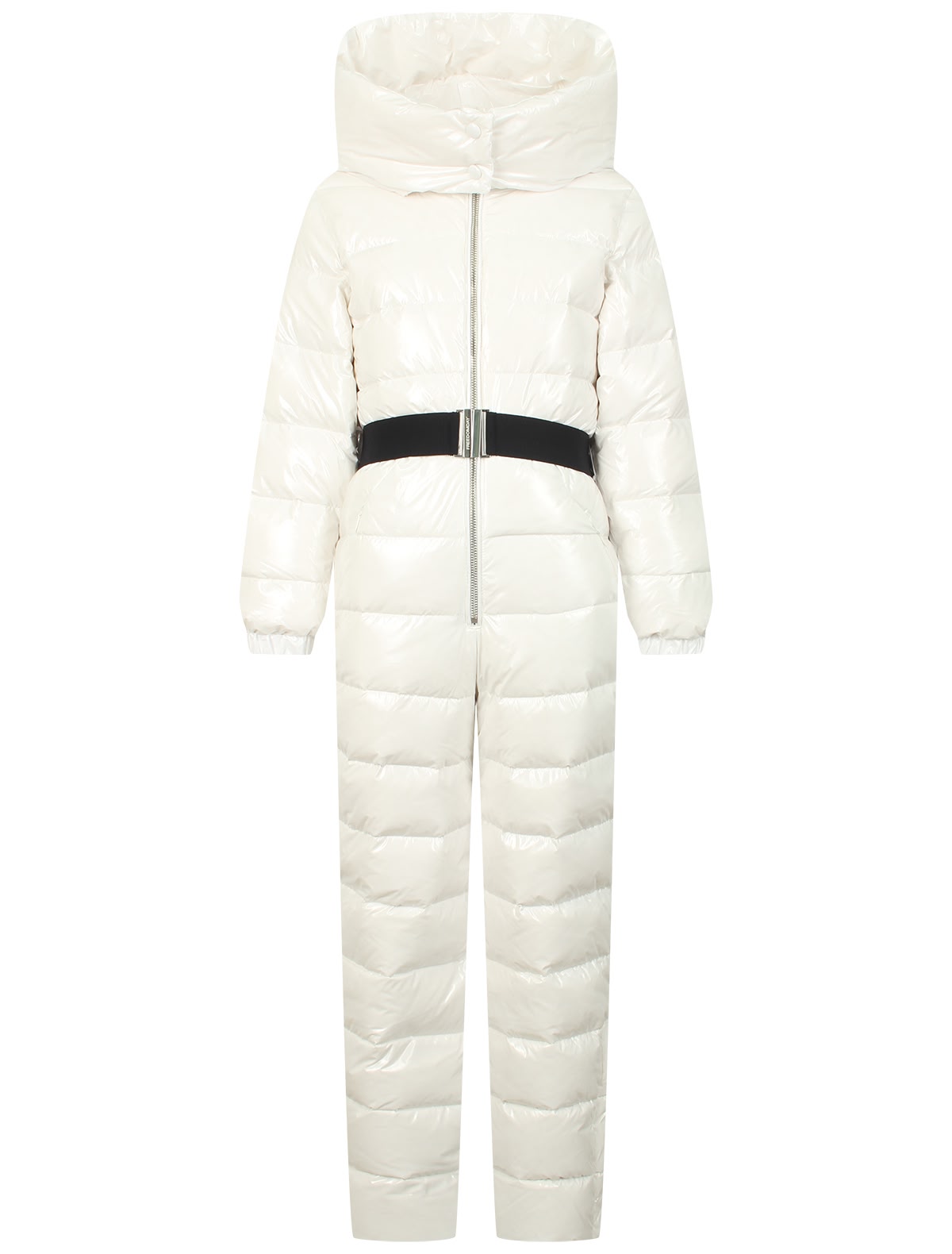 Комбинезон утепленный белого цвета