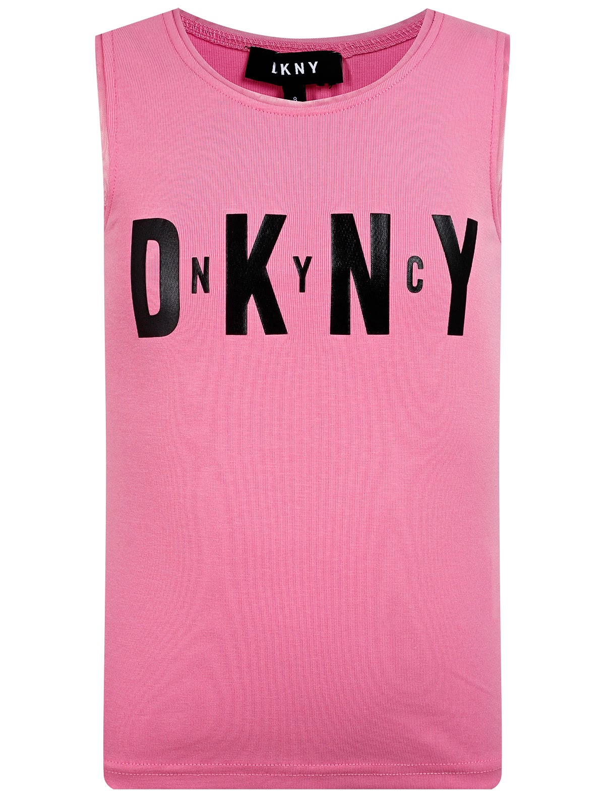 Розовый топ с логотипом