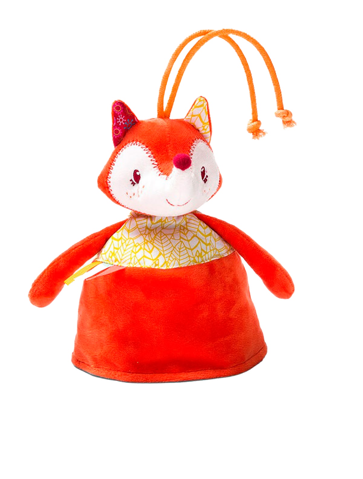 Погремушка-прорезыватель "Лиса Алиса" двусторонняя