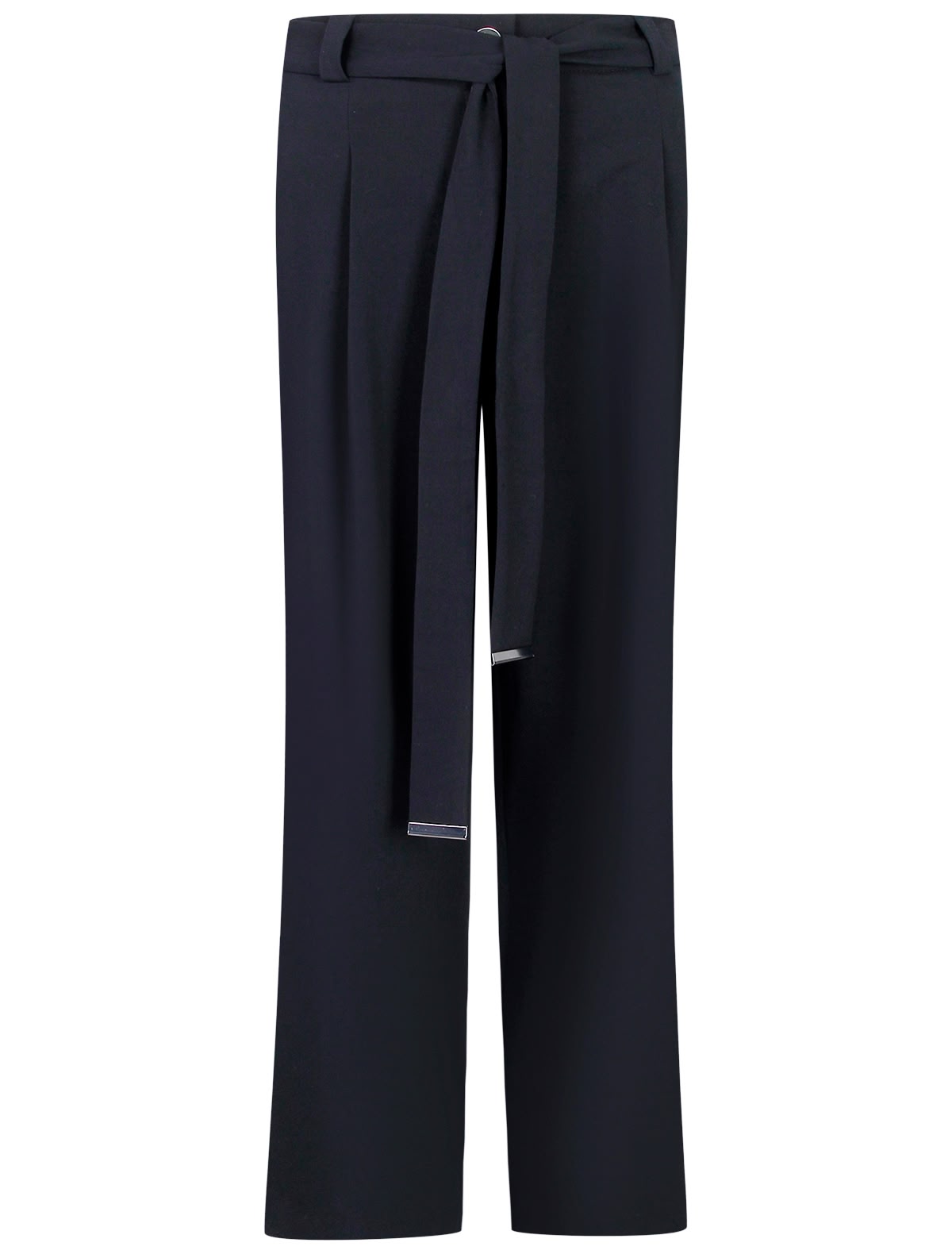 Брюки палаццо с поясом