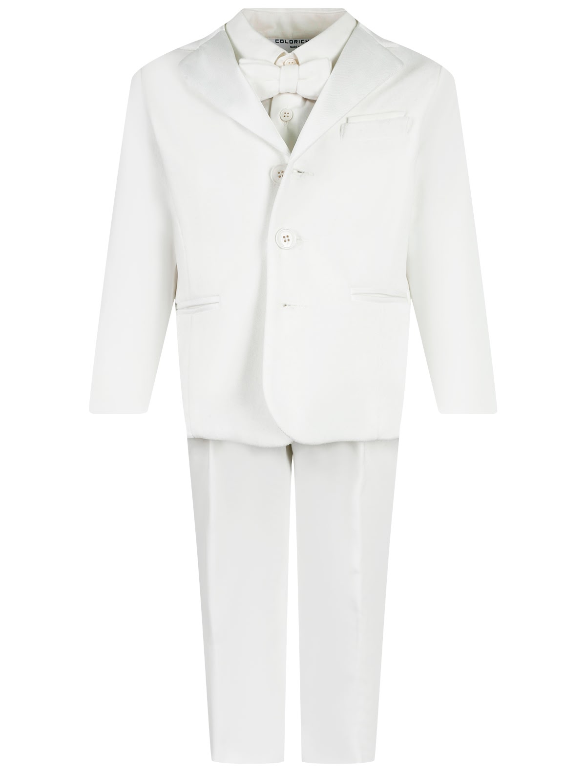 Белый классический костюм из 5 изд.