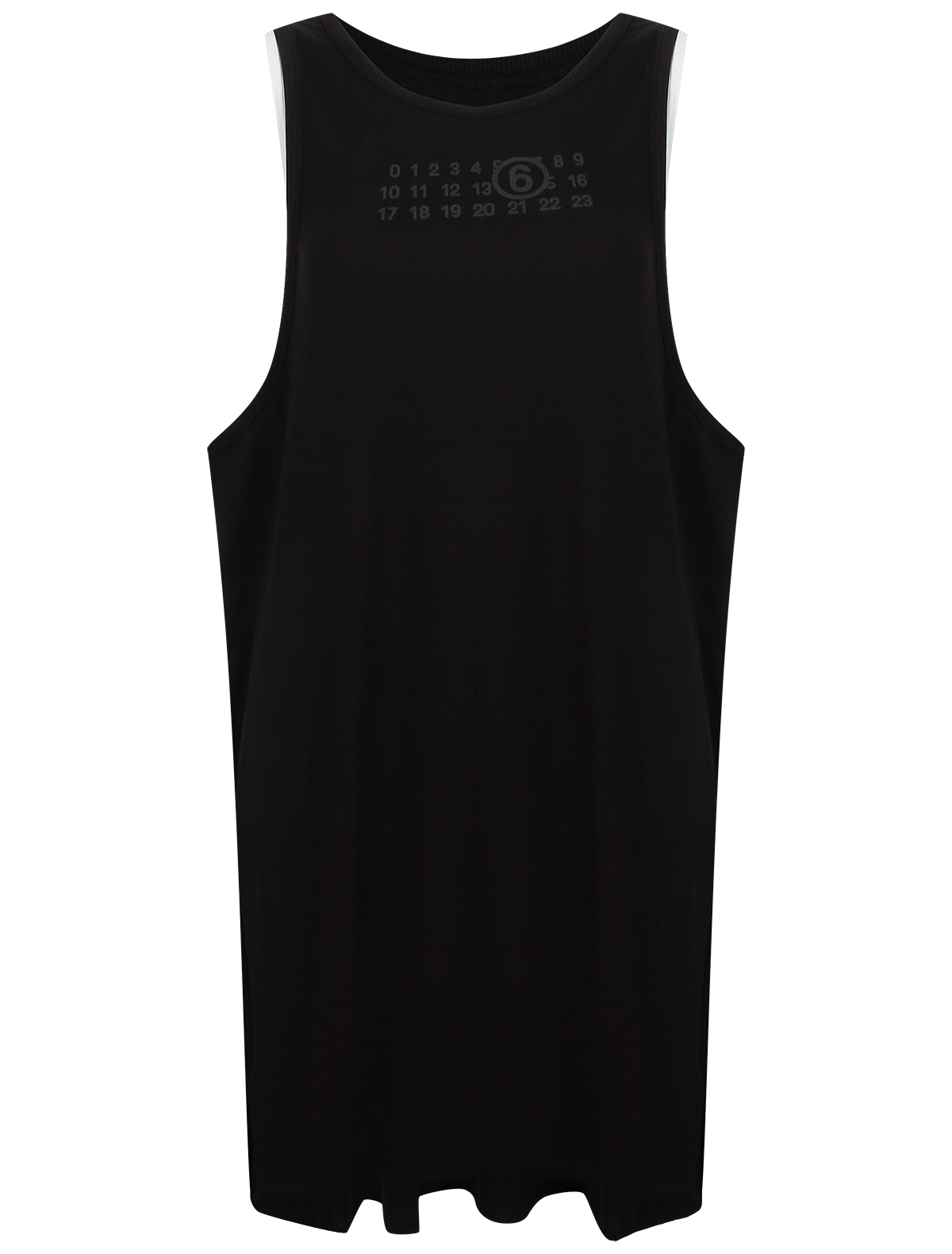 Платье MM6 Maison Margiela 2671275, цвет черный, размер 9 1054609413180 - фото 1