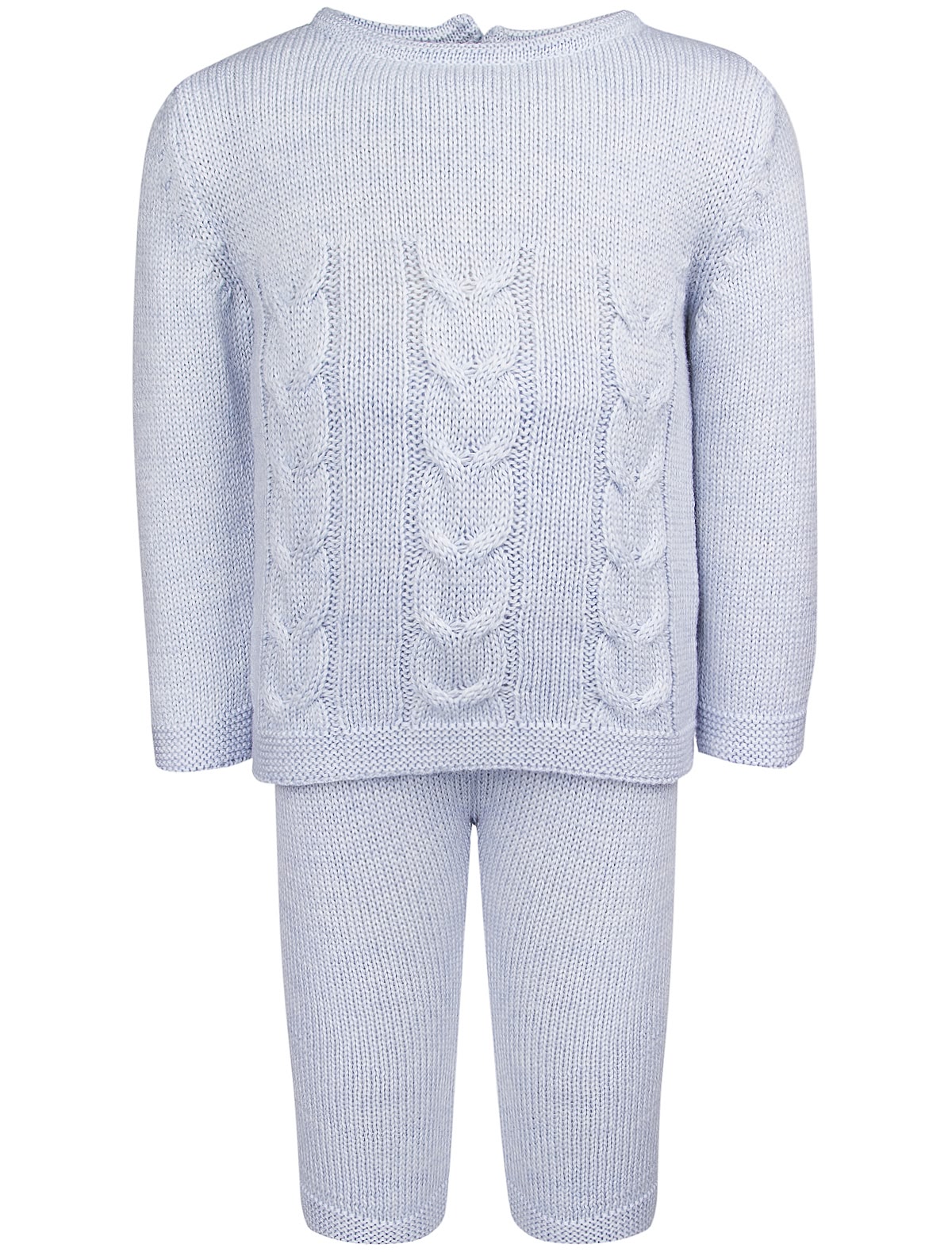 Шерстяной комплект из брюк и джемпера