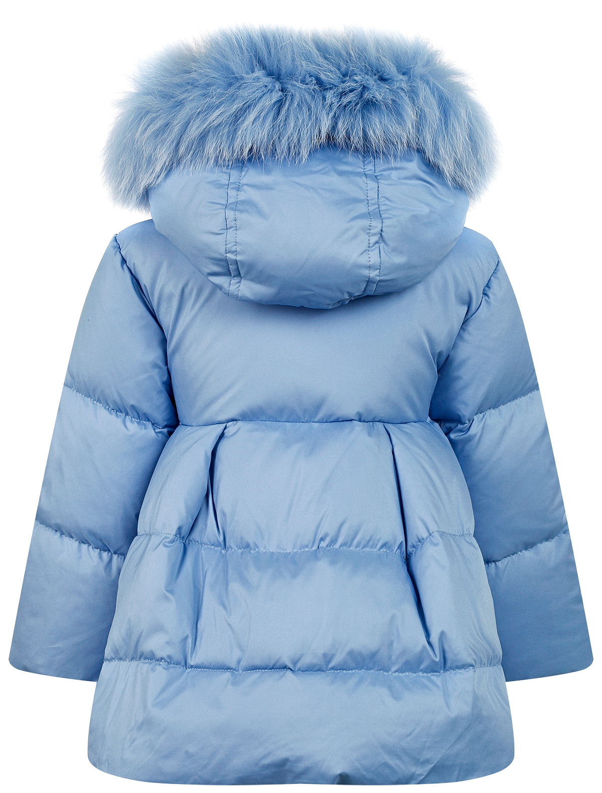 Пальто Miss Blumarine 2261700, цвет голубой, размер 2 1124509081847 - фото 2
