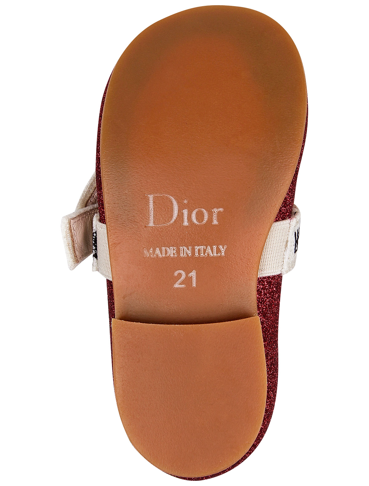 Туфли Dior 2305457, цвет красный, размер 22 2014509173538 - фото 5