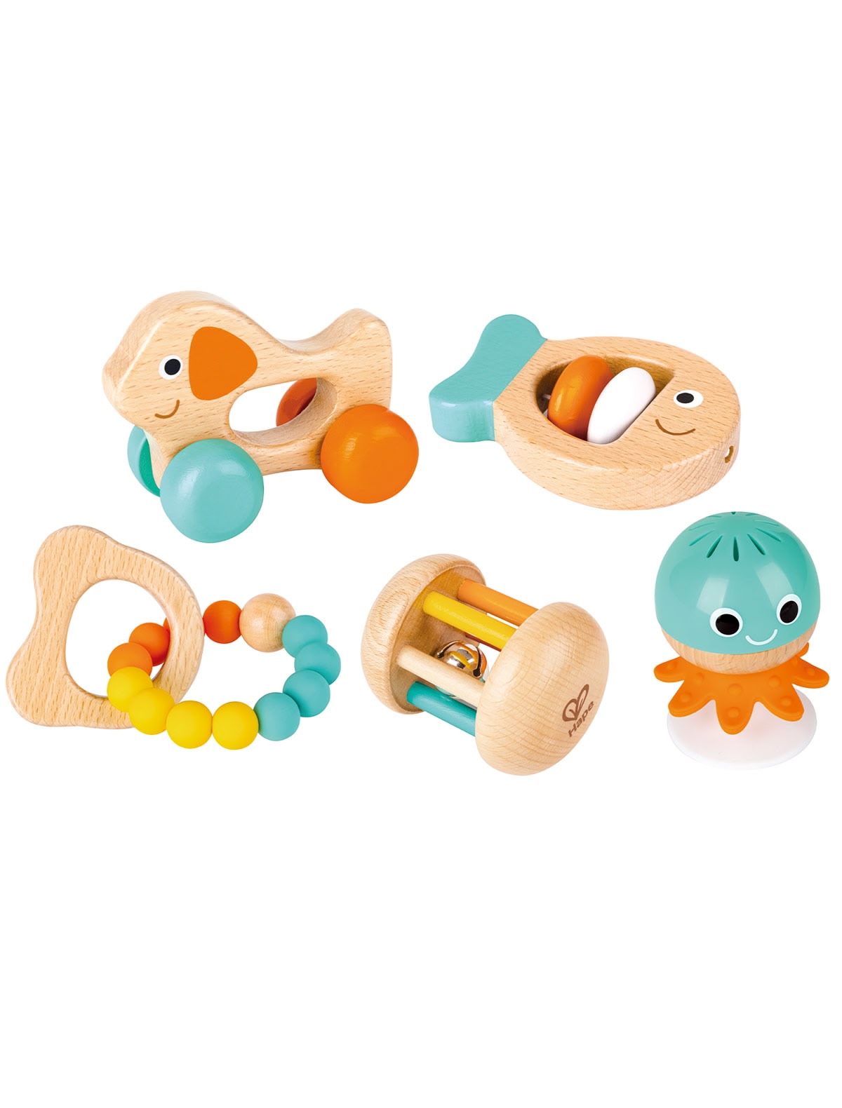 Подарочный набор игрушек погремушек