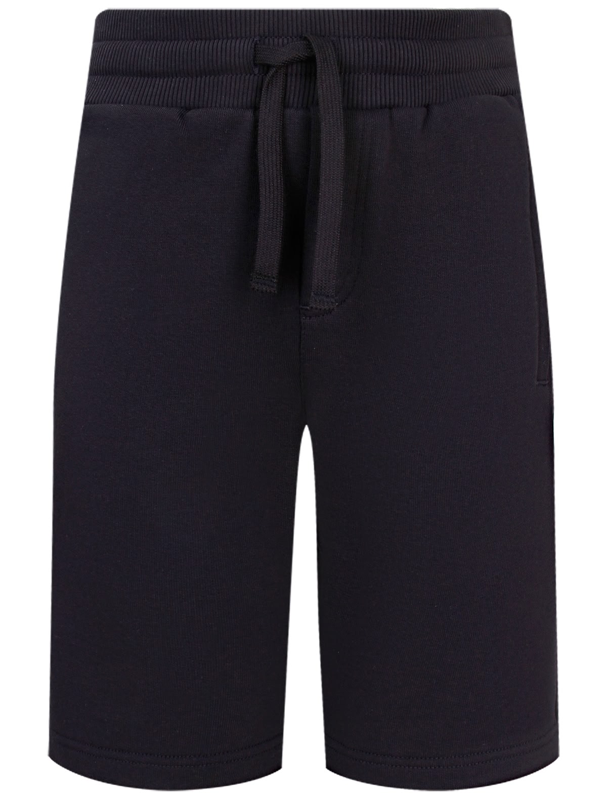 Синие хлопковые шорты