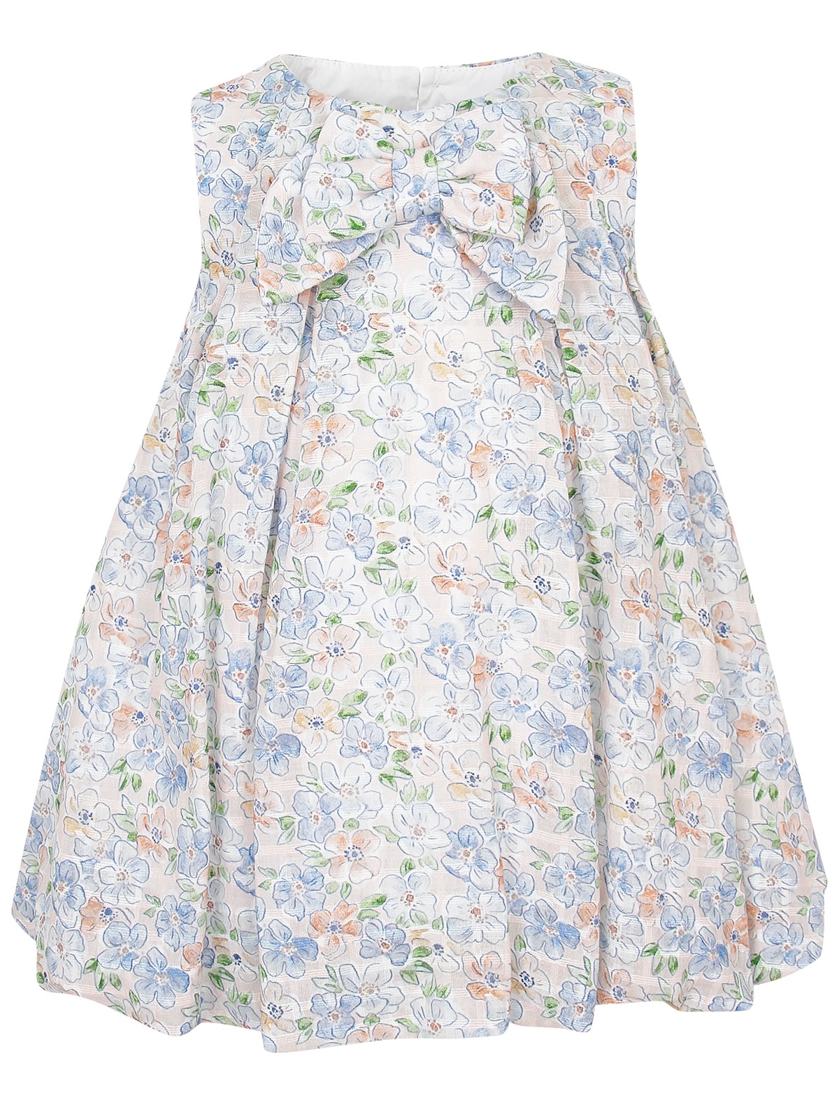 Платье с пастельным цветочным принтом