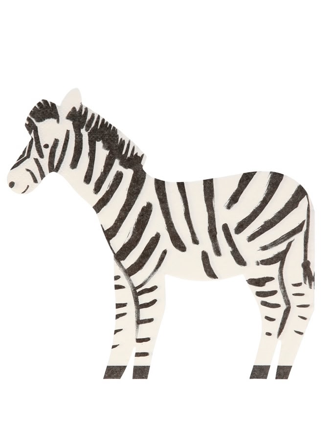 Салфетки бумажные Зебра 20 шт.