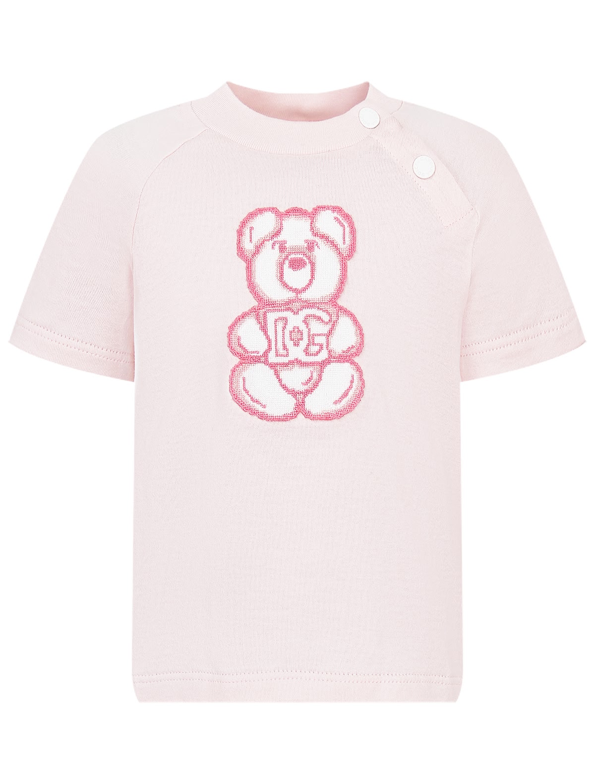 Розовая футболка с мишкой