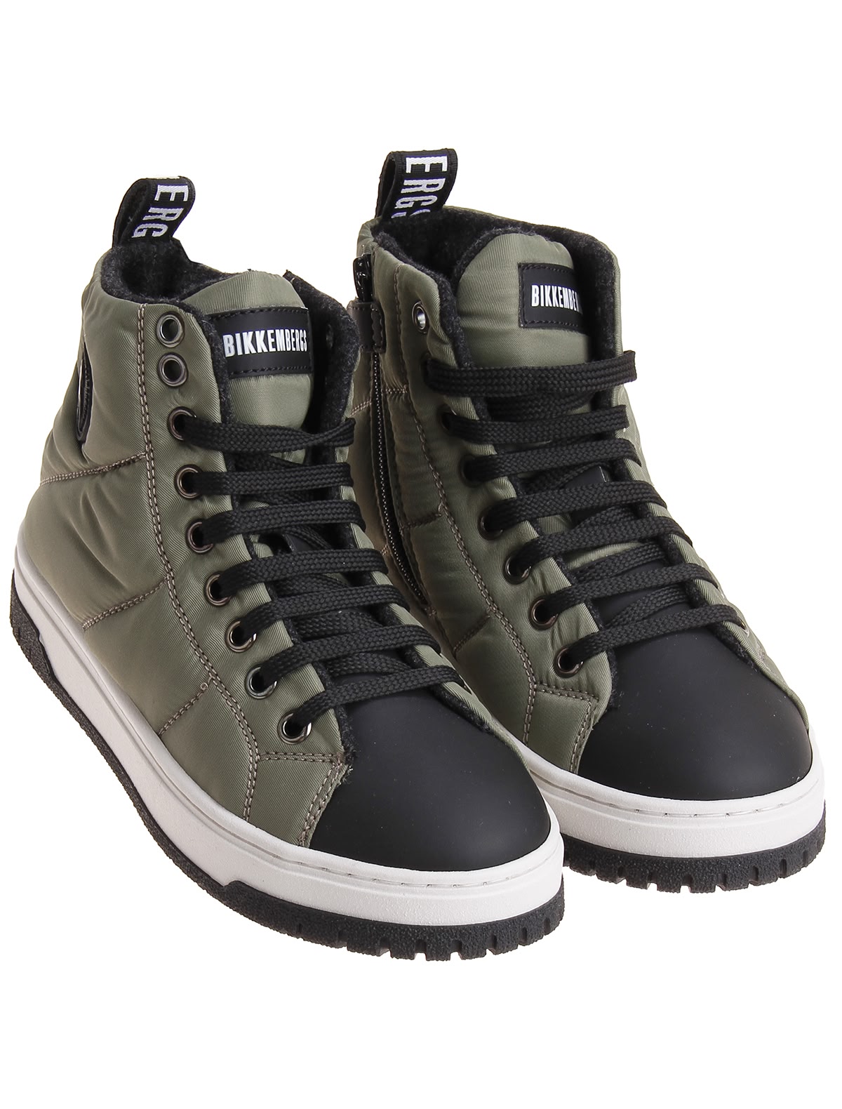 Высокие кеды цвета хаки