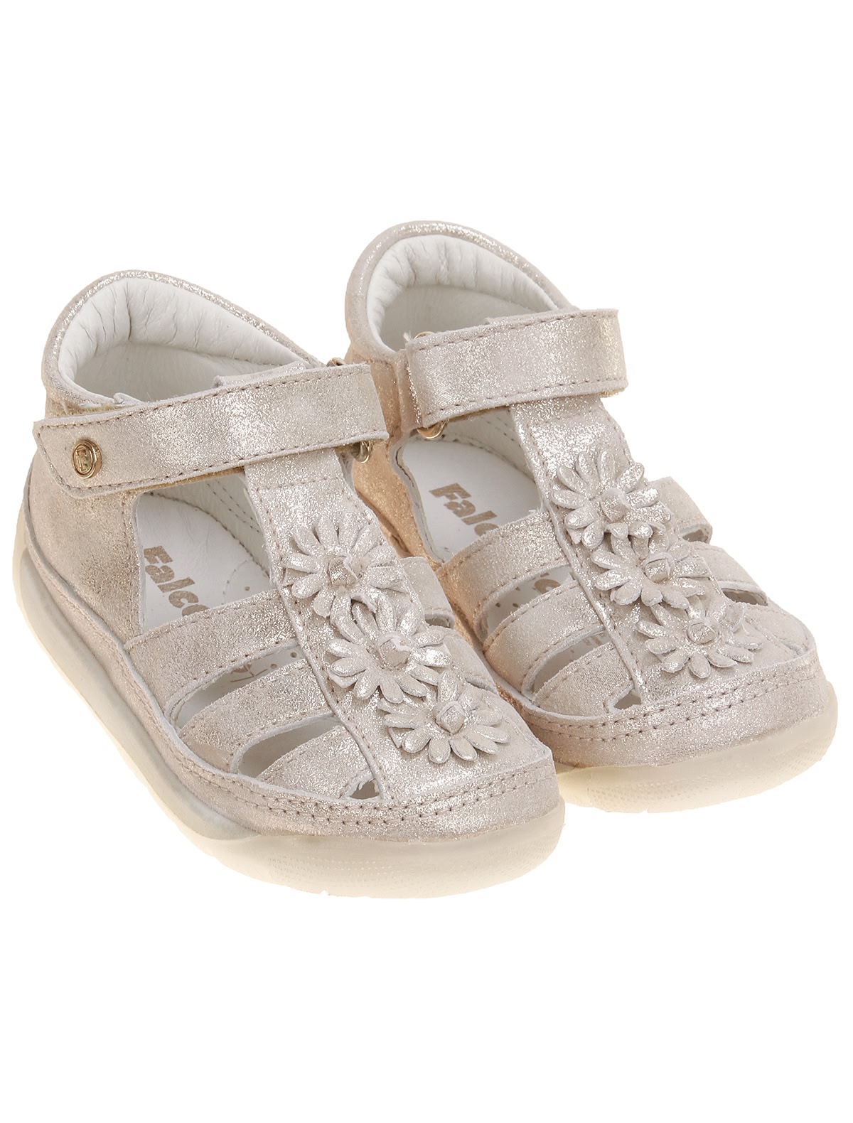 Босоножки с глиттером