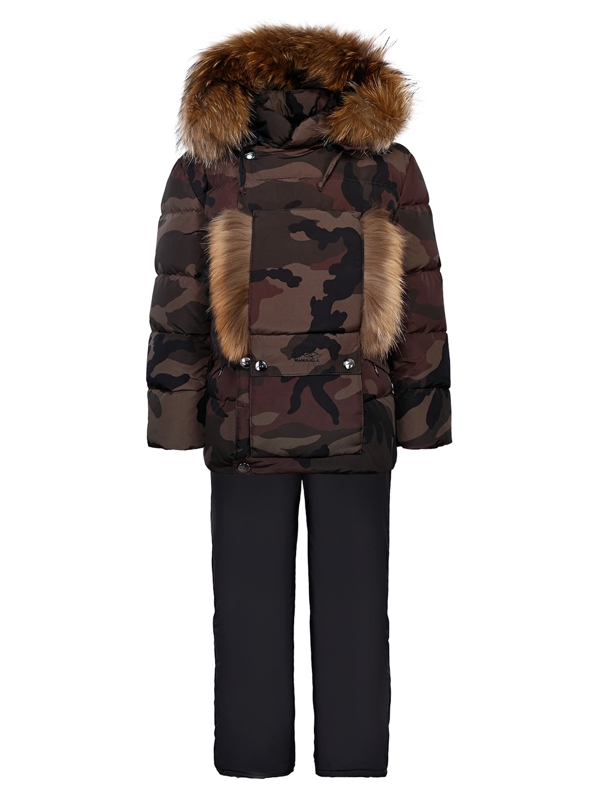 Комплект утепленный в стиле милитари