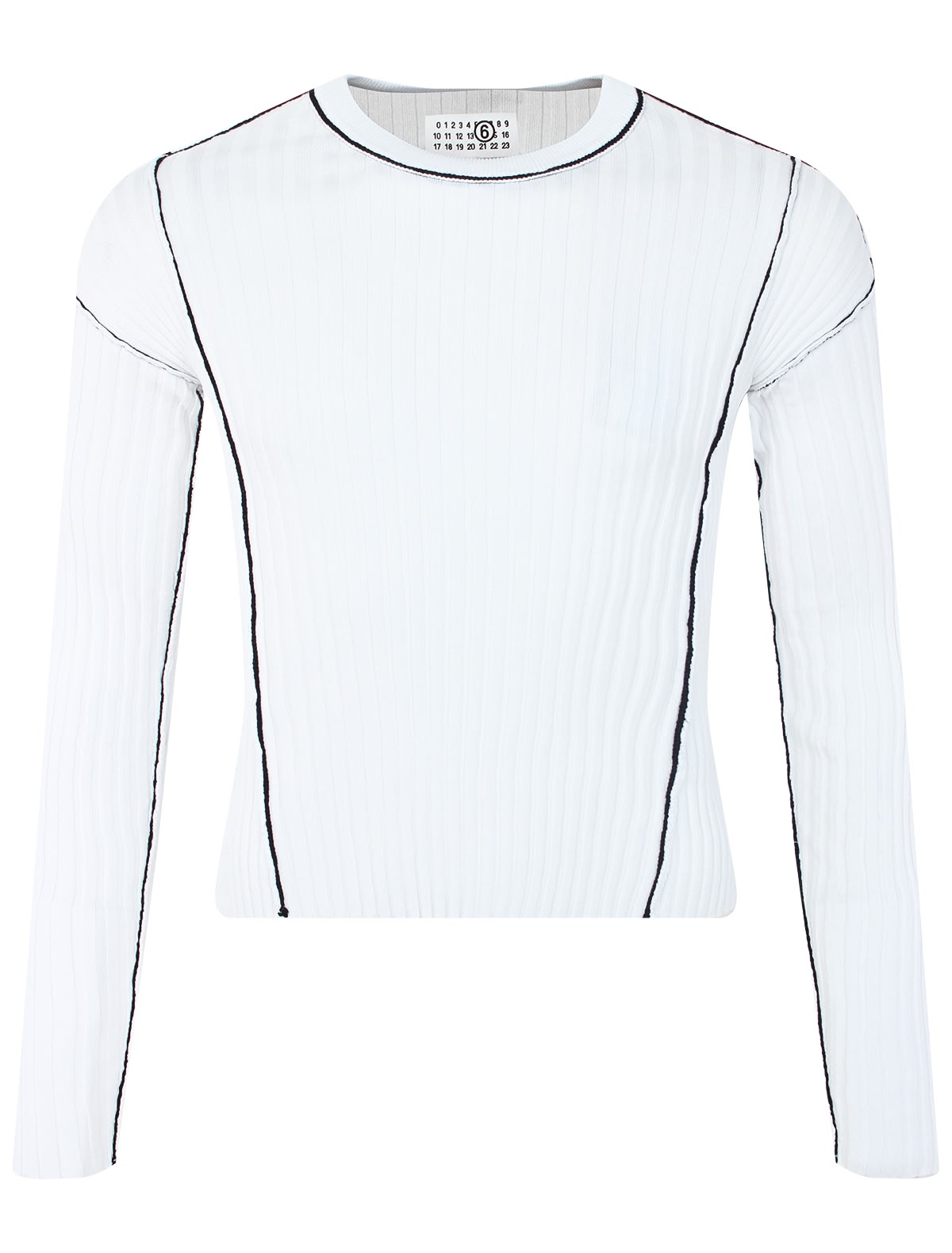 Джемпер в рубчик