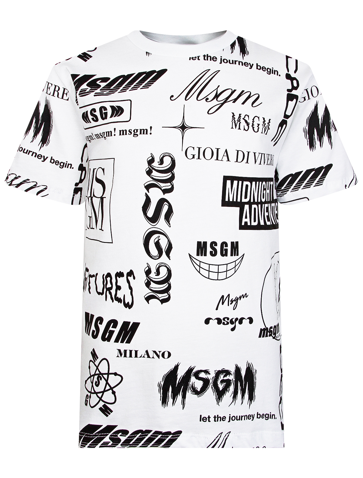 

Футболка MSGM, Белый, 2277084