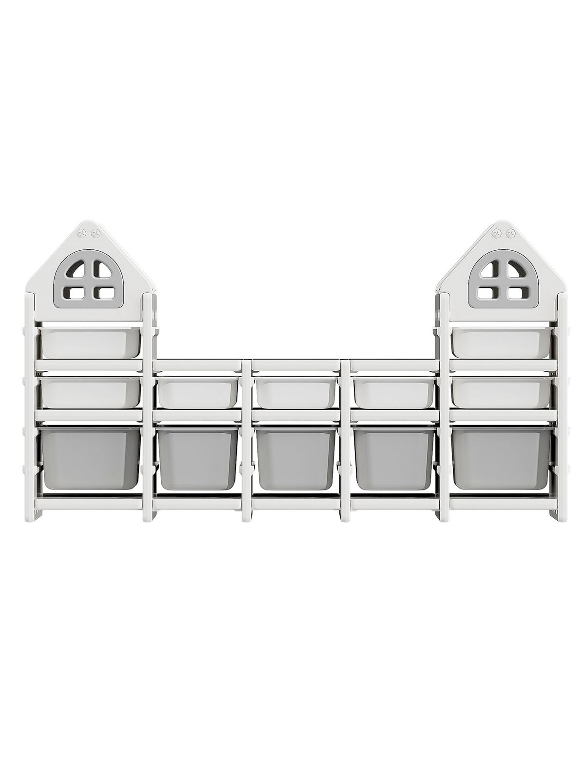 Стеллаж для игрушек UNIX Kids Grey