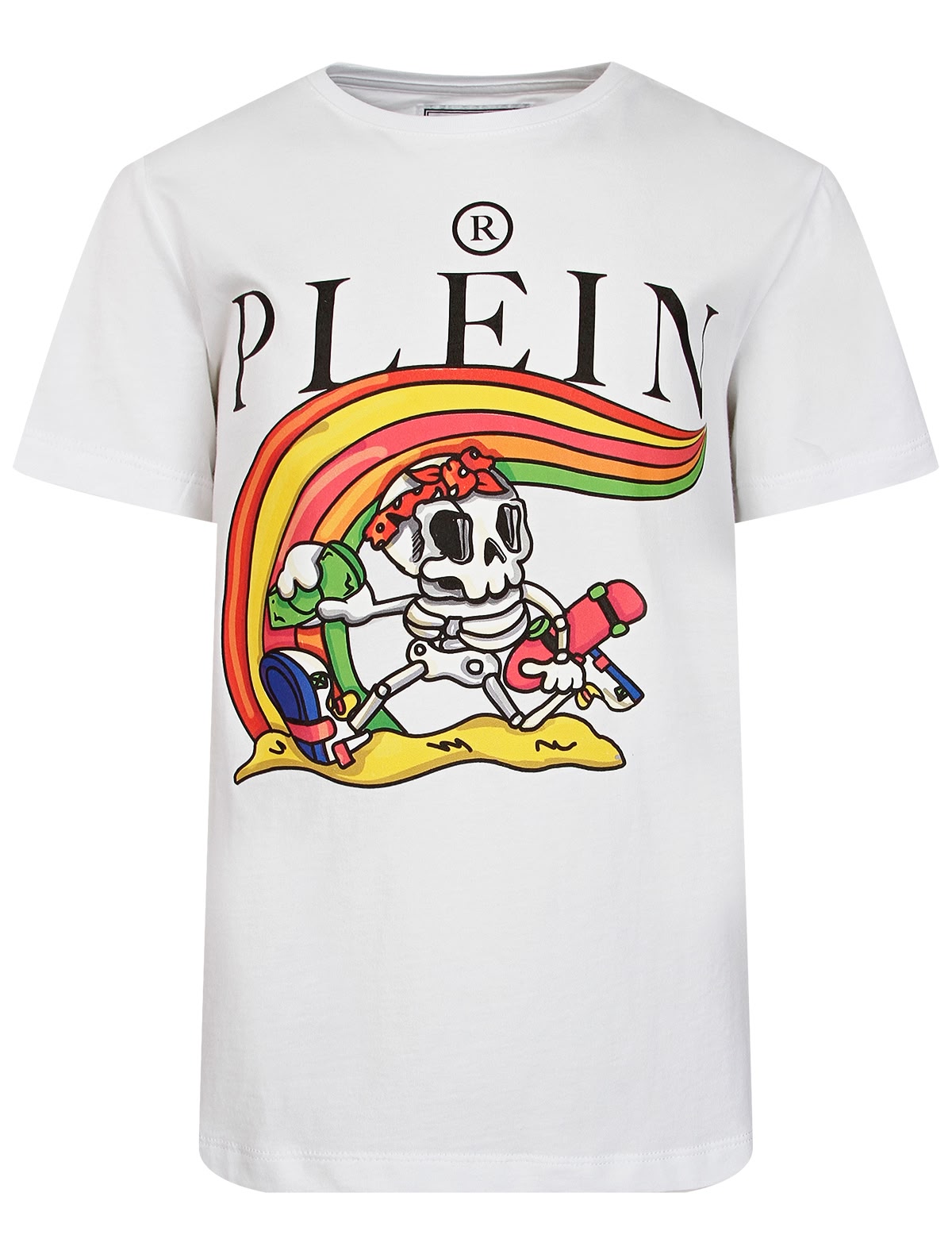 Футболка с принтом скелет