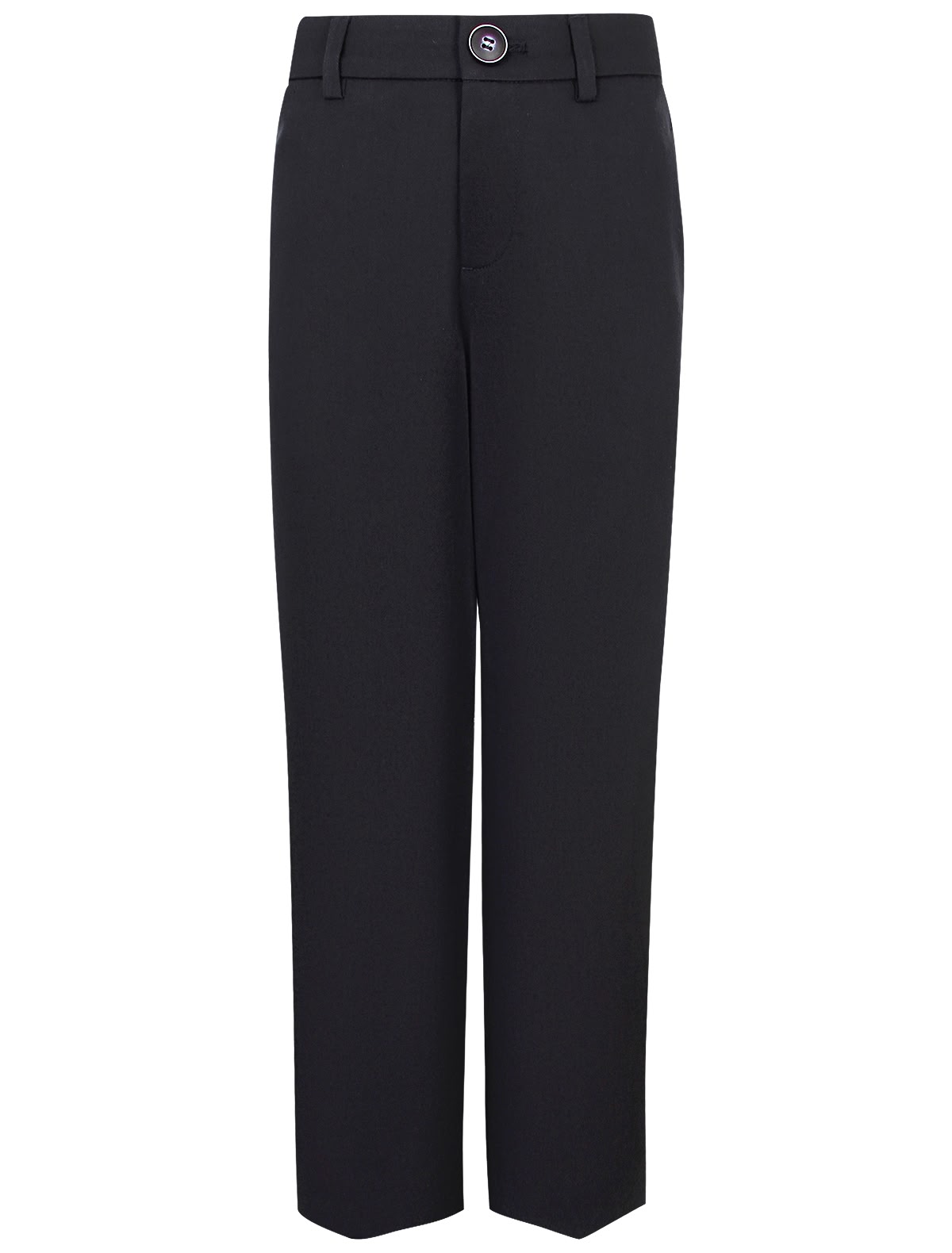 Темно-синие прямые брюки