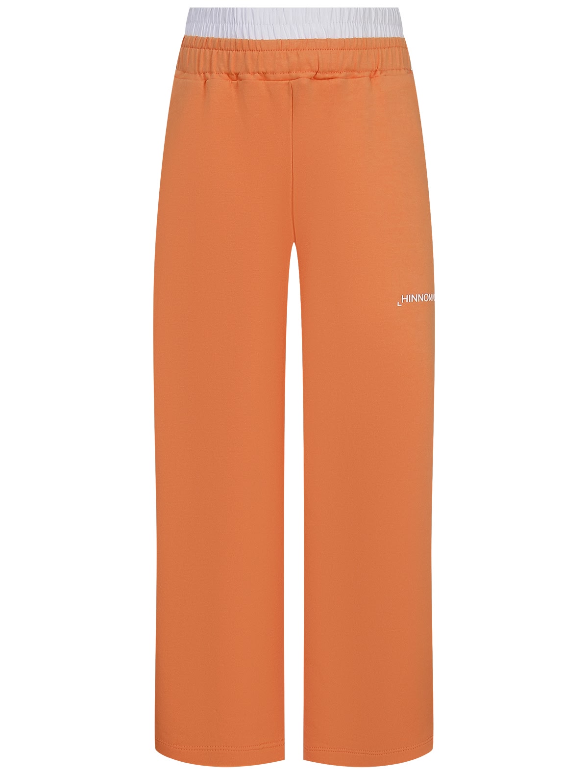 Оранжевые спортивные брюки