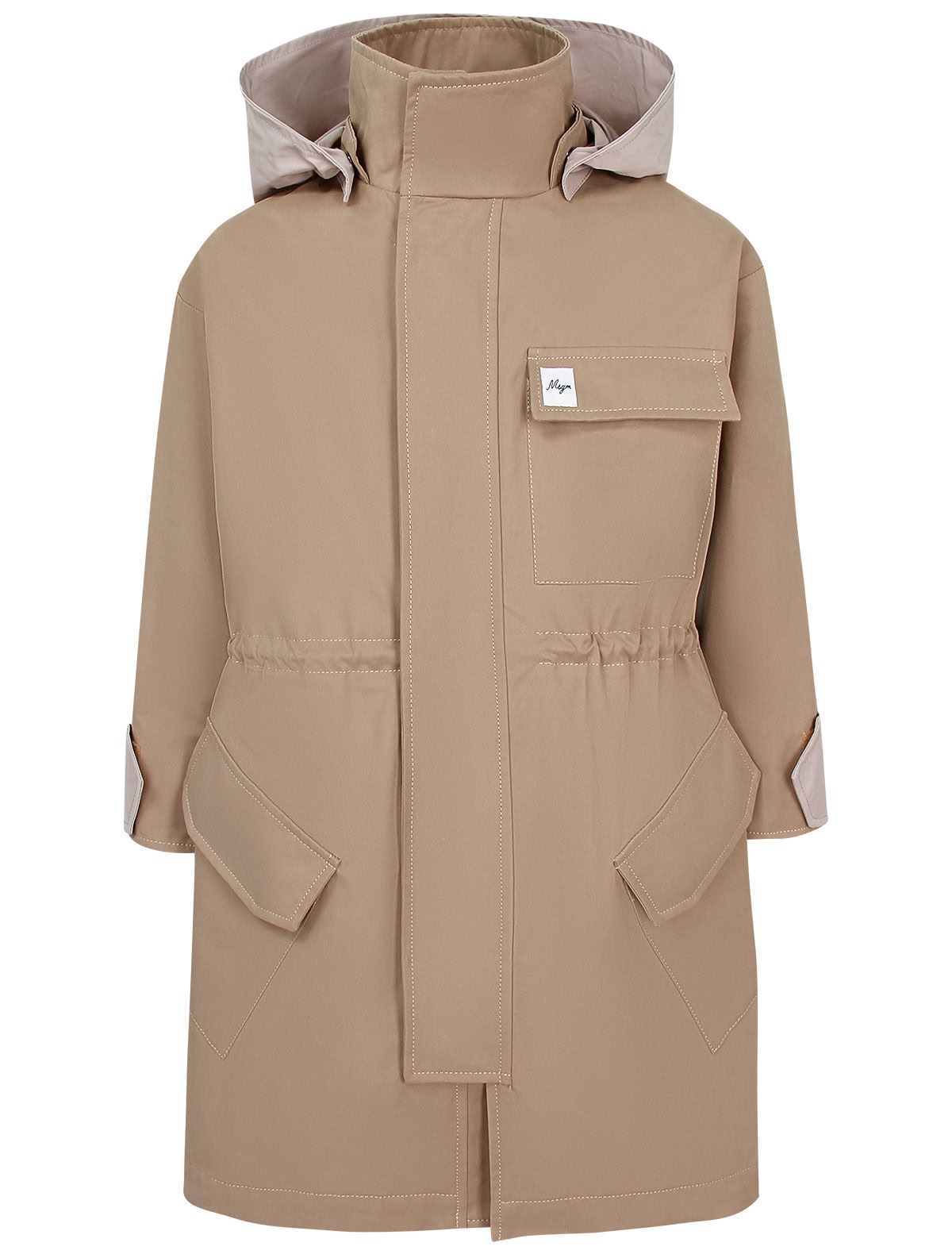 Плащ цвета кофе с молоком