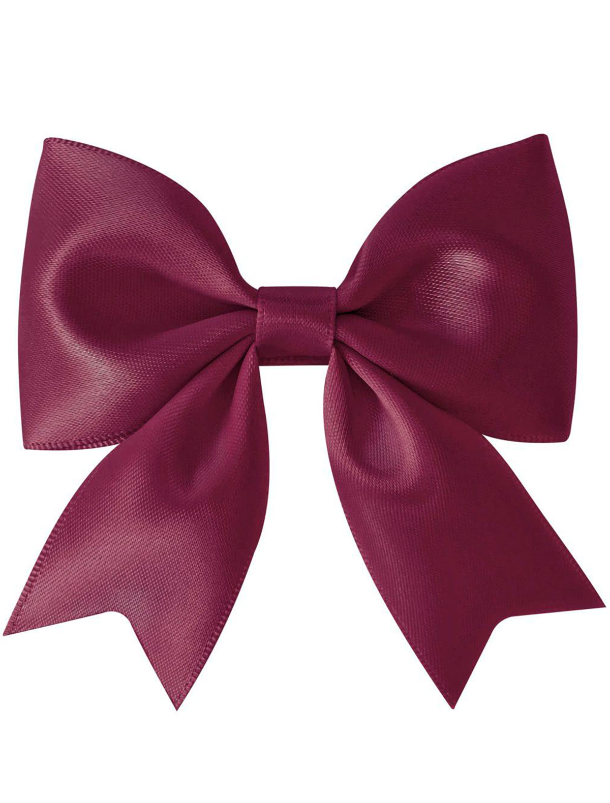 Атласная заколка-бантик