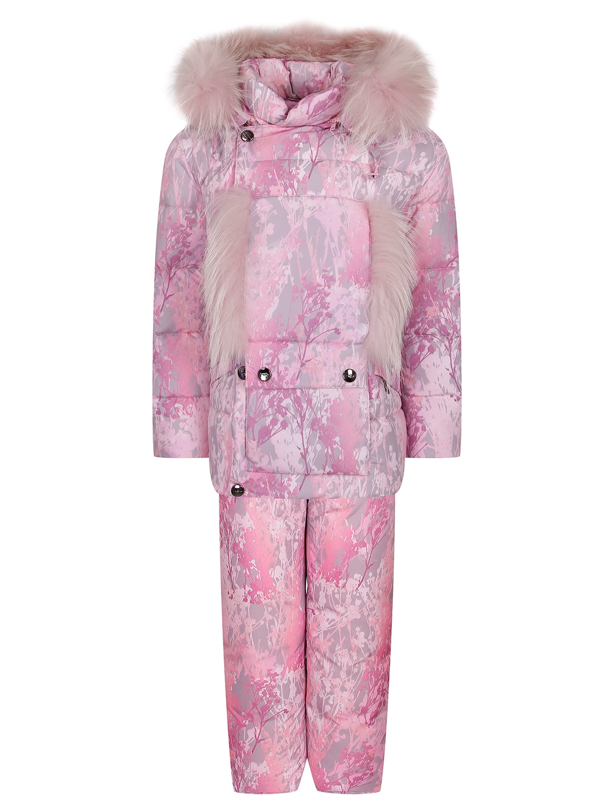 Пуховый комплект из куртки и брюк