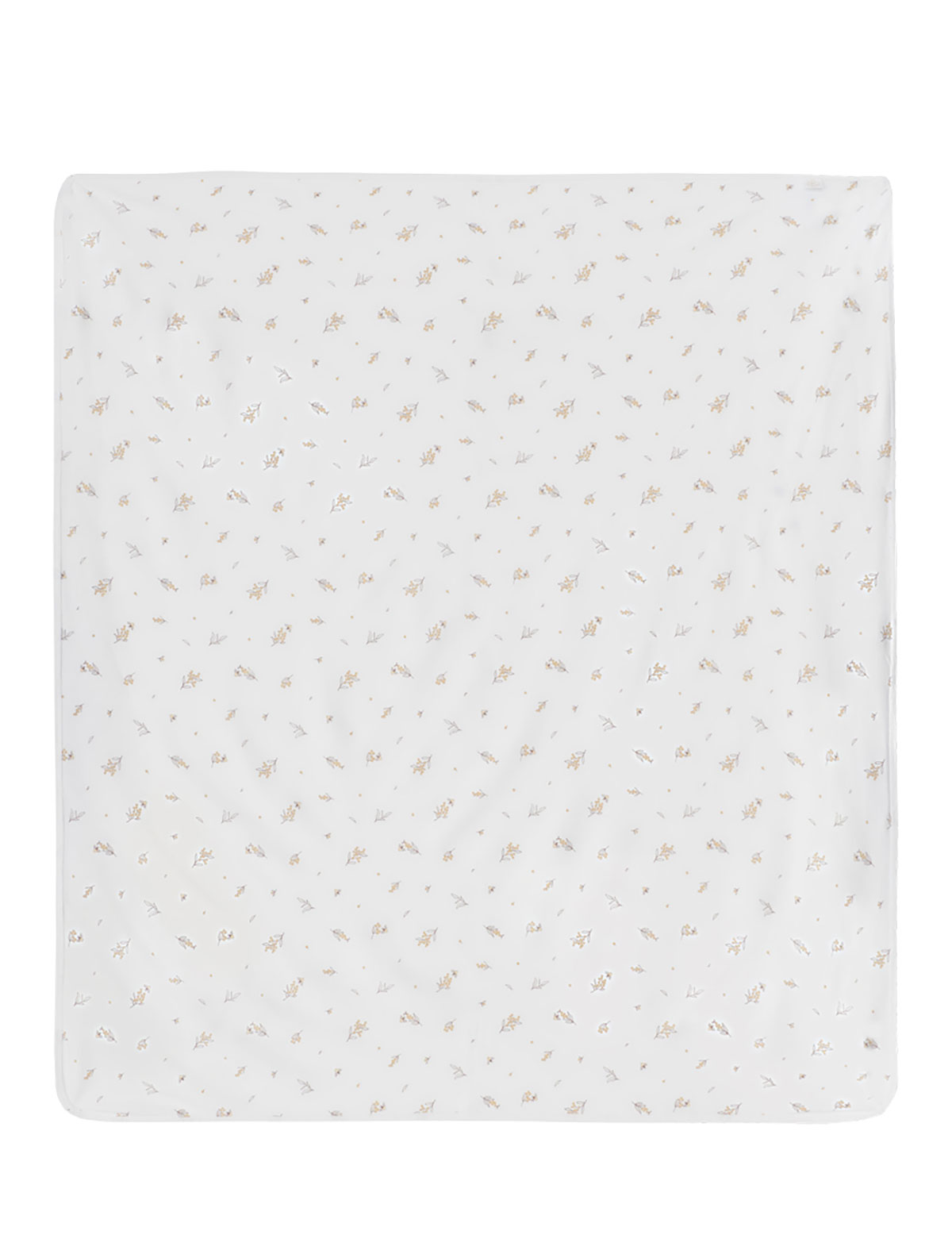 Хлопковый плед с принтом