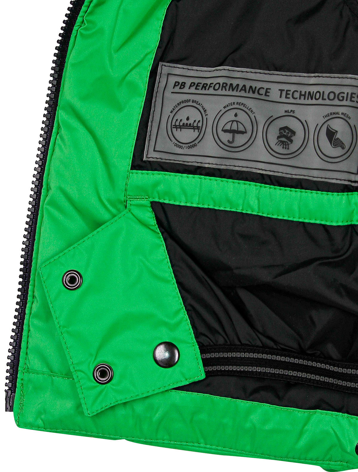 Куртка POIVRE BLANC 2349749, цвет зеленый, размер 2 1074519182105 - фото 5