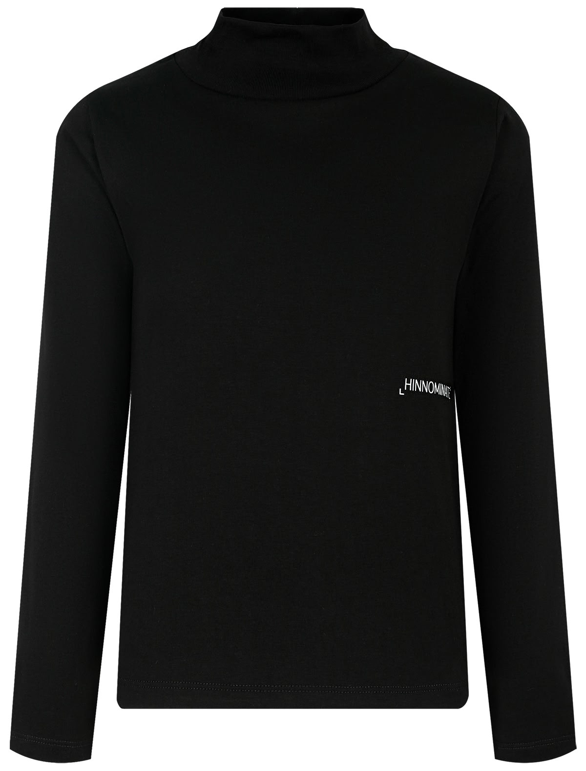 Черная хлопковая водолазка