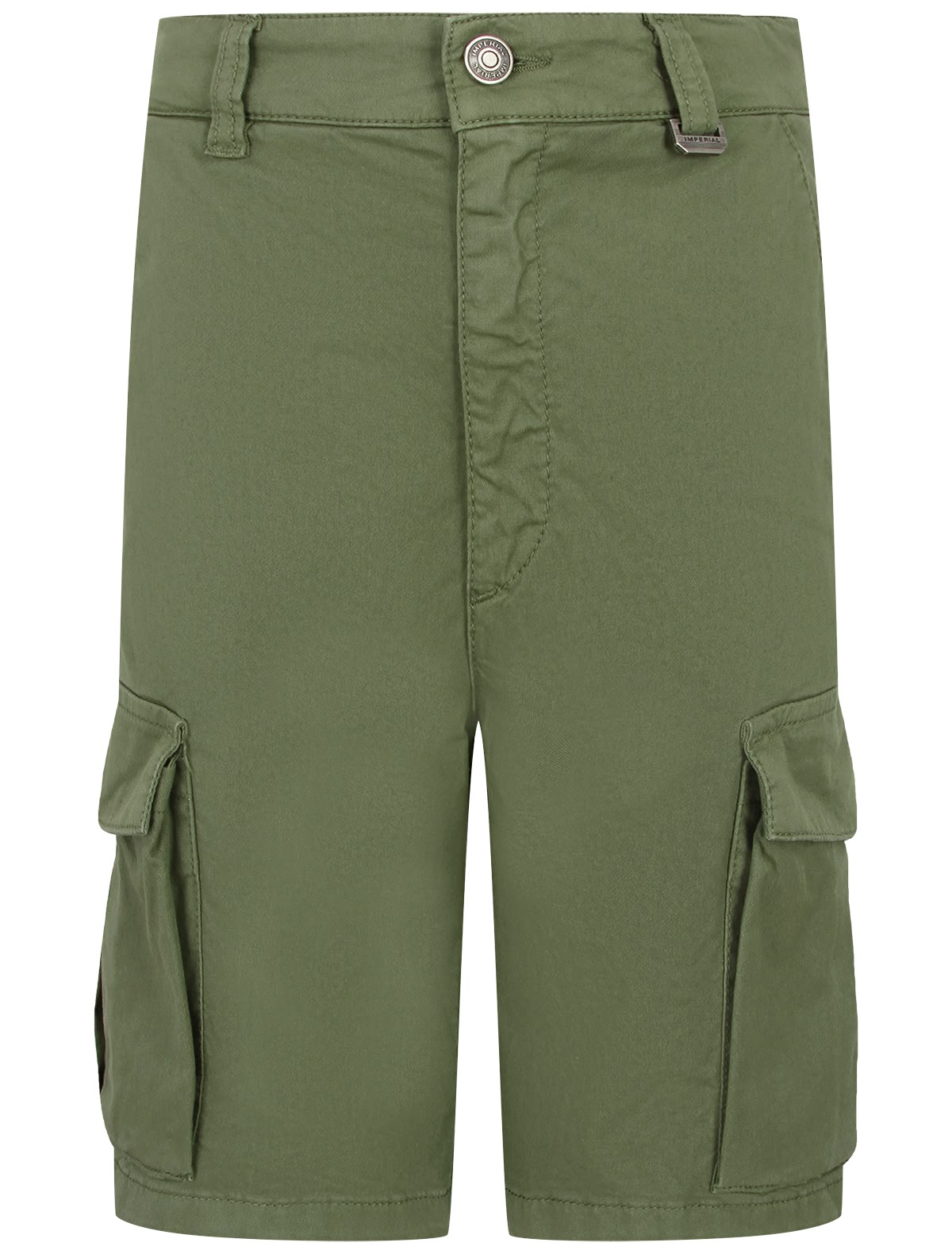 Шорты-карго цвета хаки