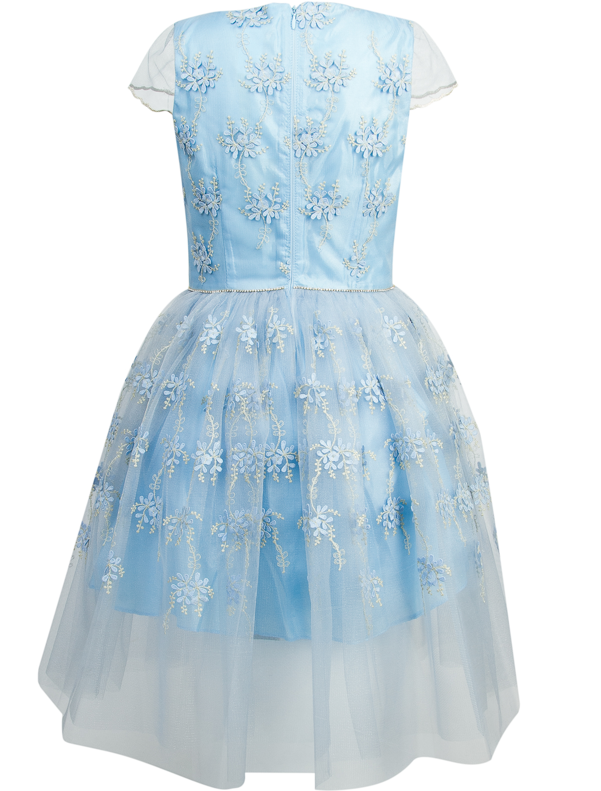Платье David Charles 1846762, цвет голубой, размер 13 1051509780022 - фото 3